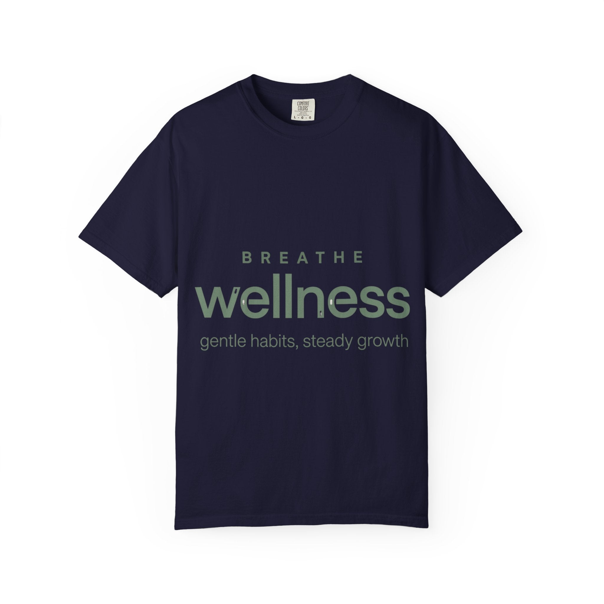 Wellness Breath T-Shirt — "Breathe Wellness" Mindful Graphic Tee