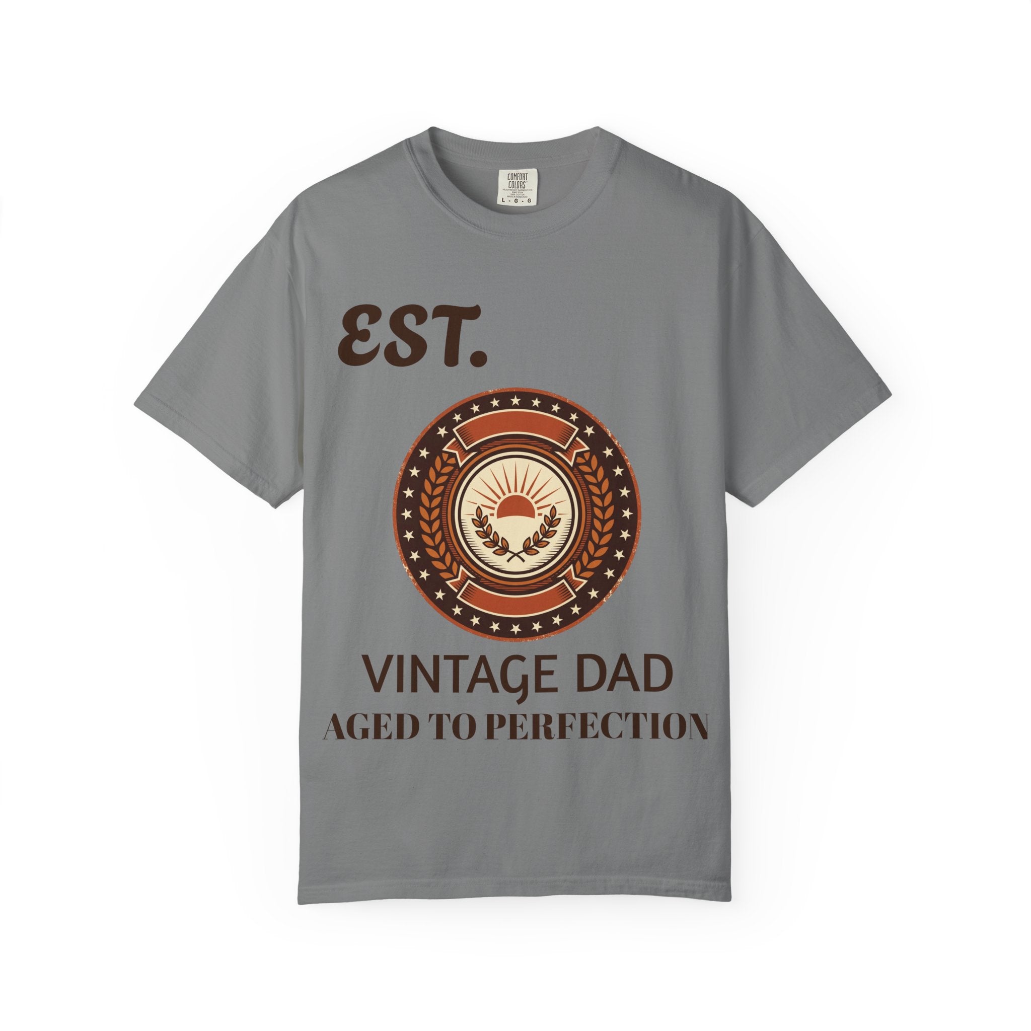 Vintage Dad Est. Year T-Shirt — Retro Father's Day Gift Aged To Perfection Tee