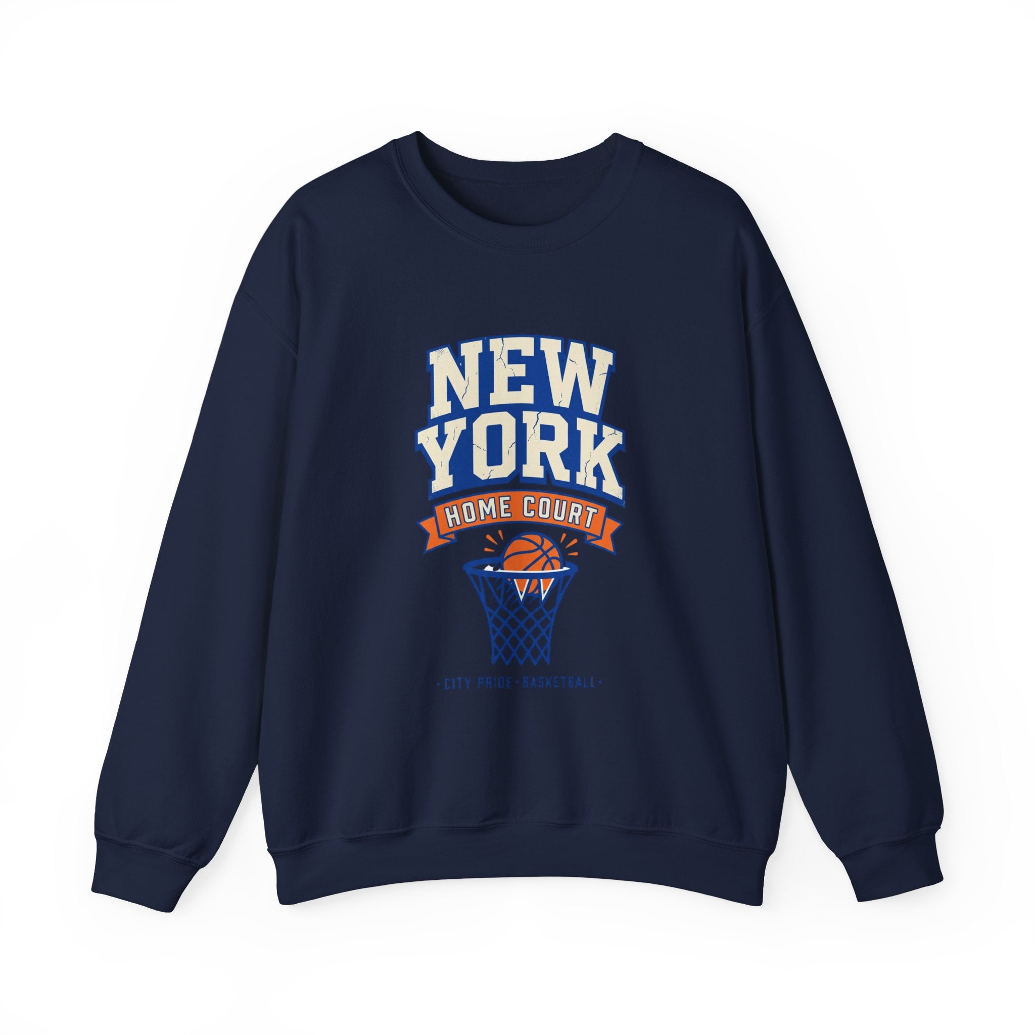 New York Home Court Sweatshirt | Vintage Basketball Pride