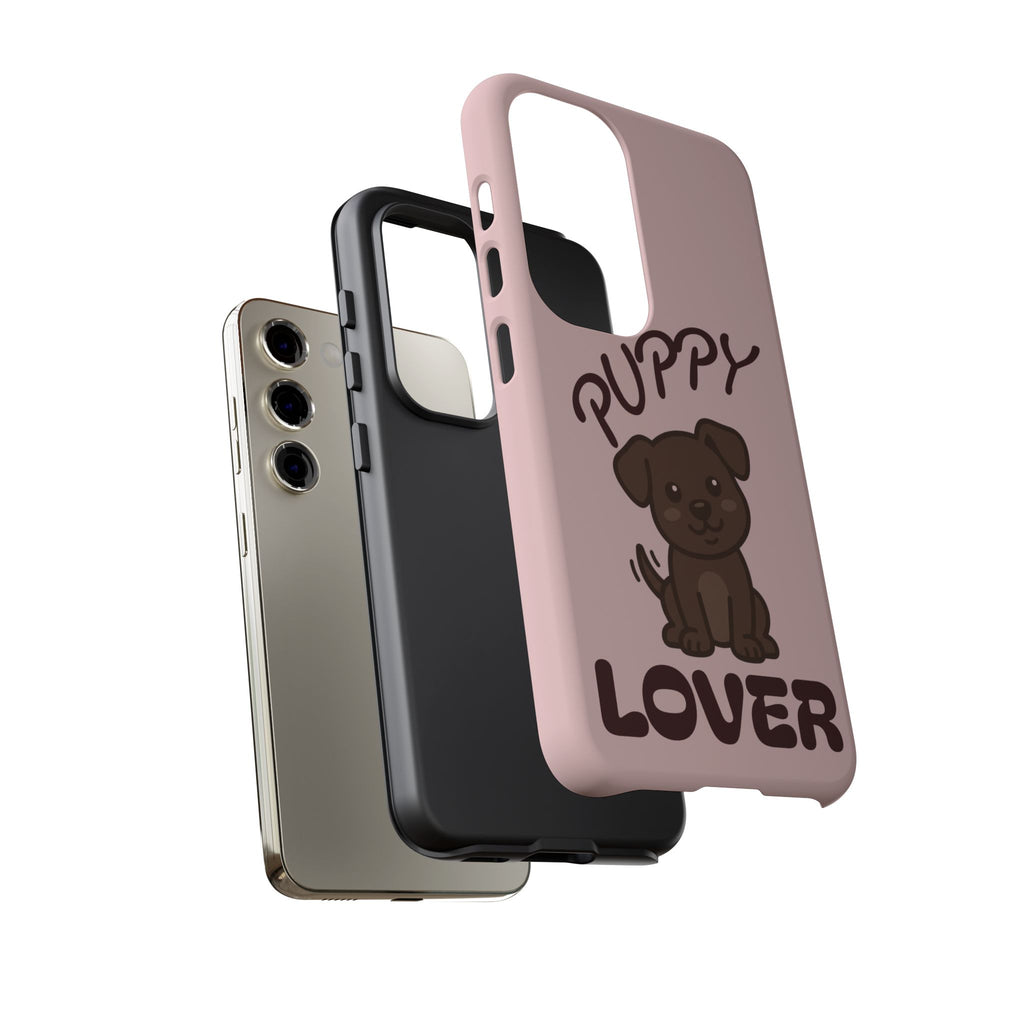 Puppy Lover Phone Case — Cute Brown Puppy Tough Phone Cover
