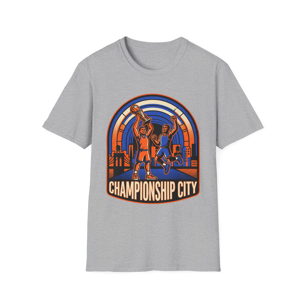 Championship City Basketball T-Shirt — Retro Winners Hoop Tee