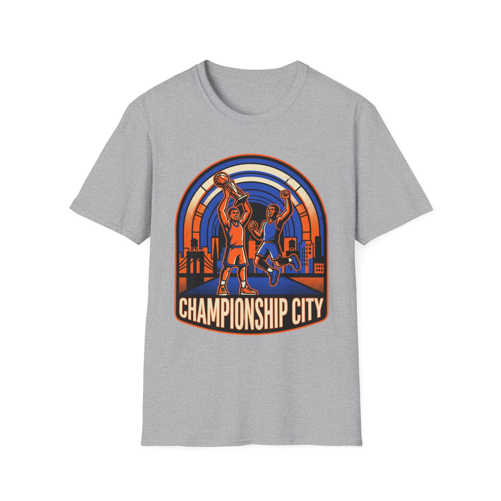 Championship City Basketball T-Shirt — Retro Winners Hoop Tee