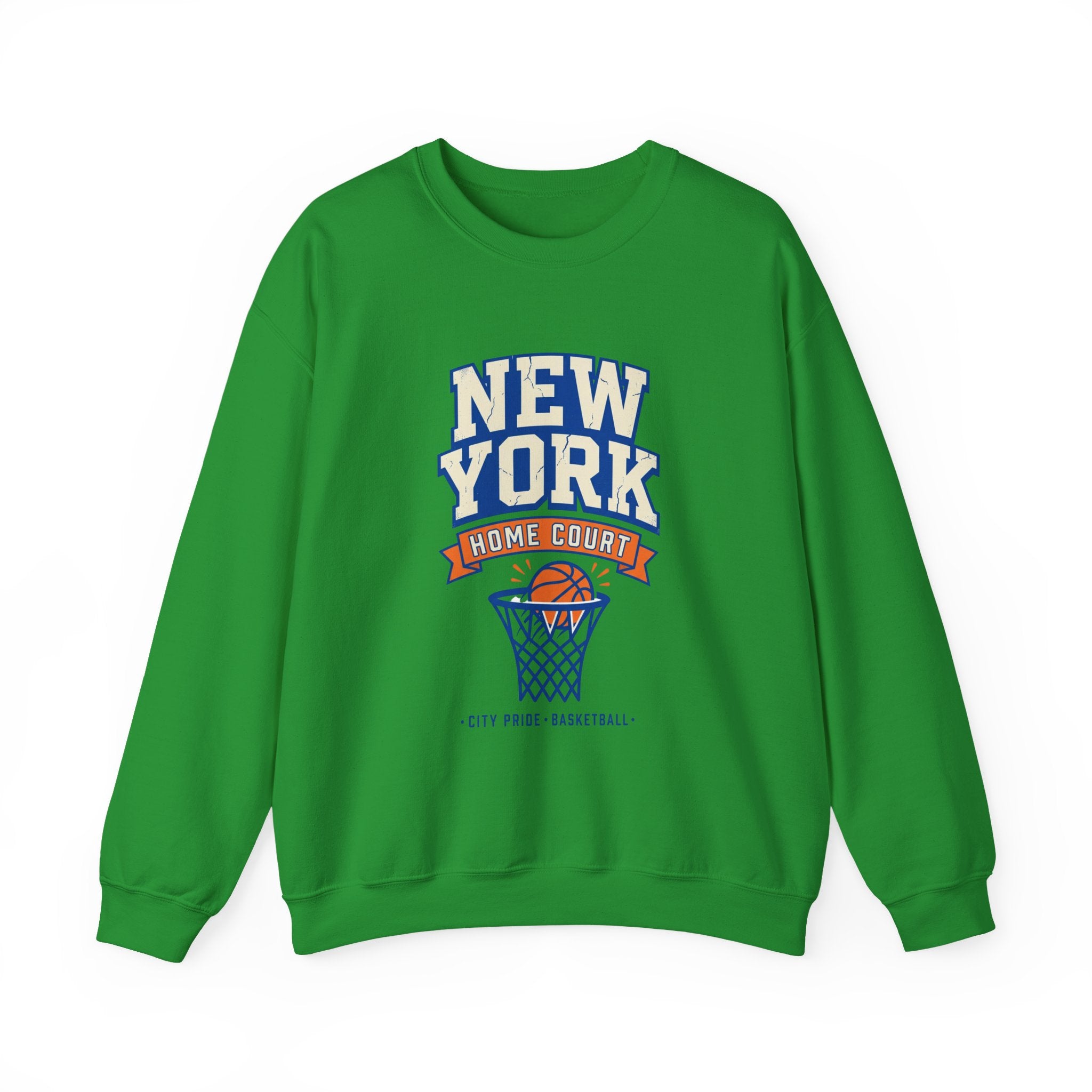 New York Home Court Sweatshirt | Vintage Basketball Pride
