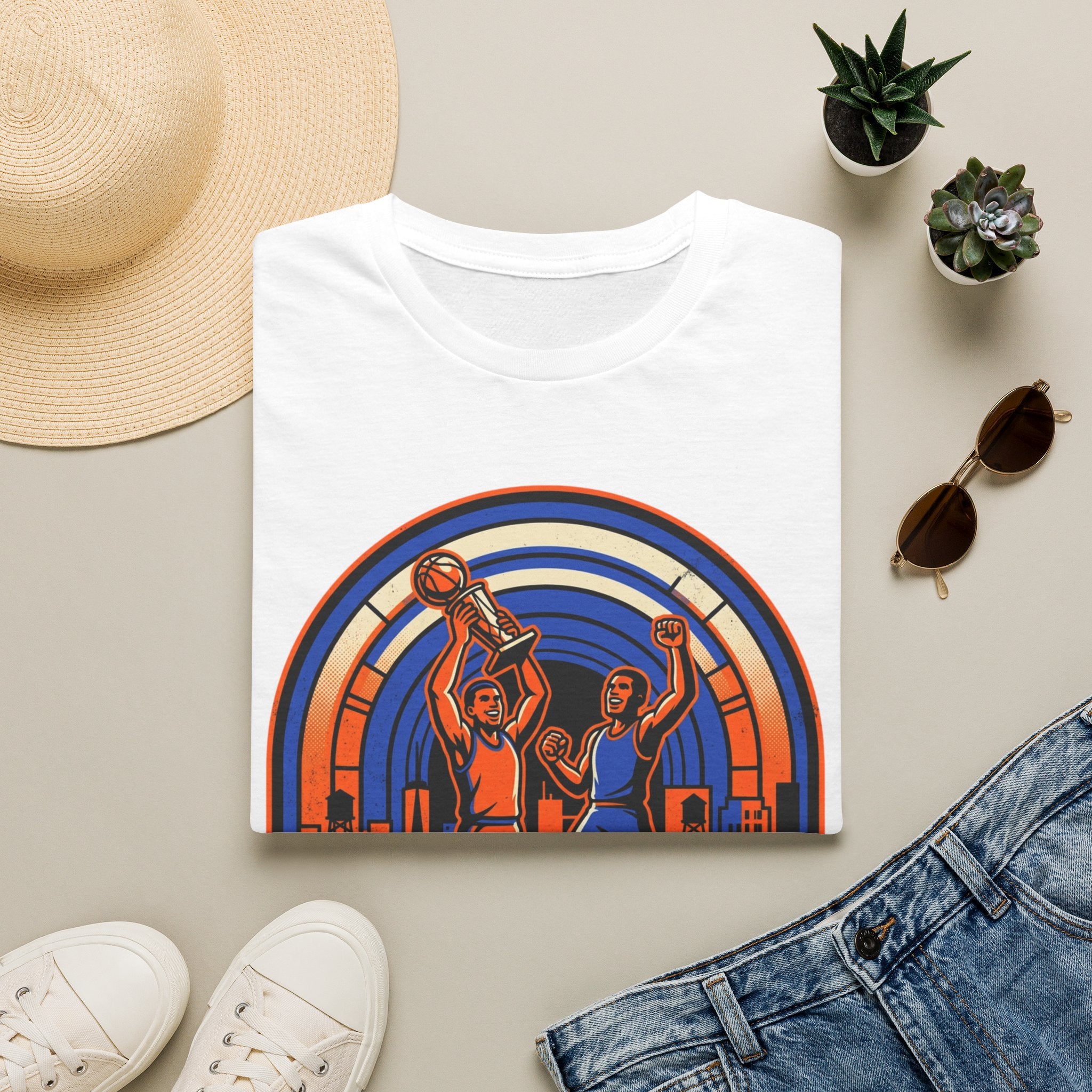 Championship City Basketball T-Shirt — Retro Winners Hoop Tee