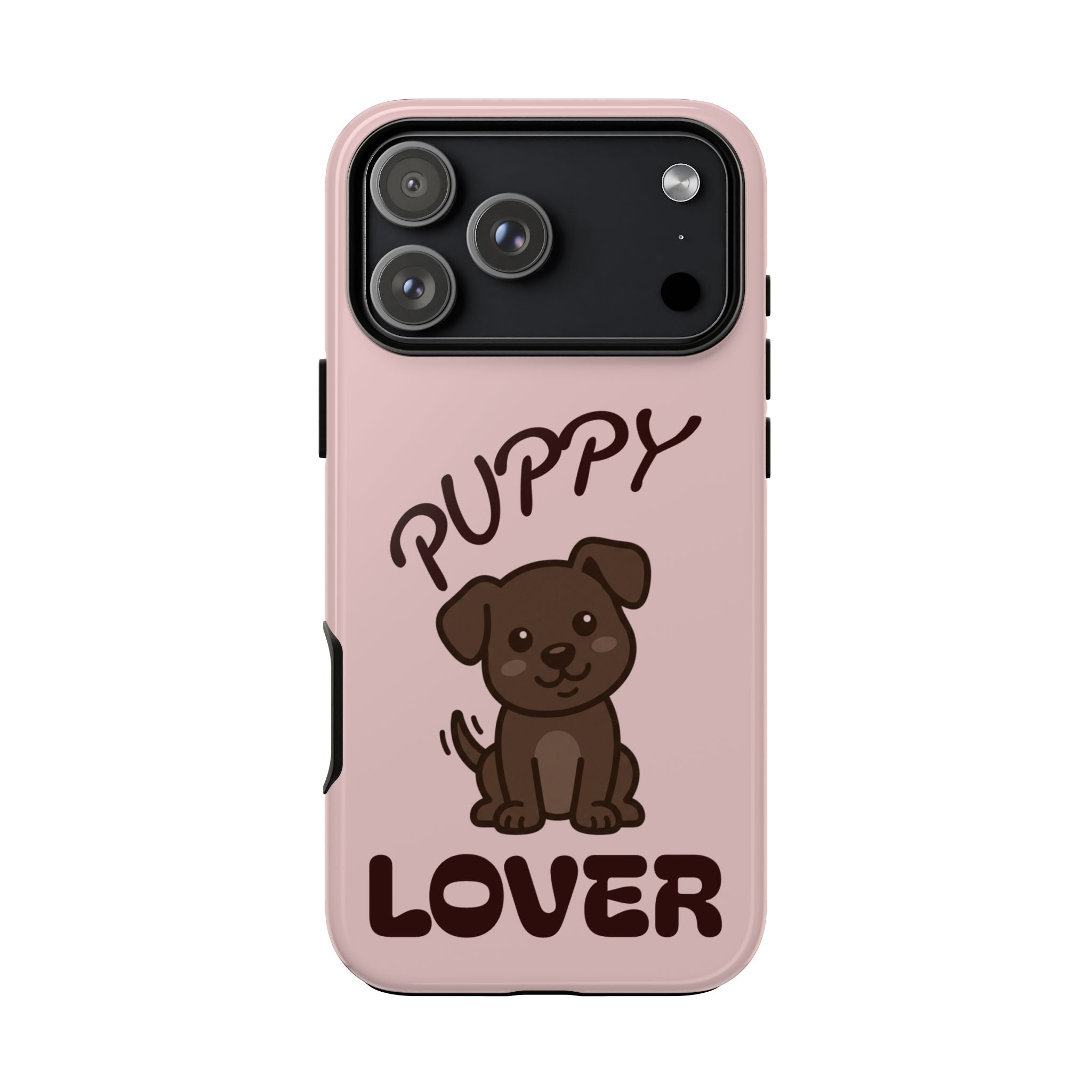 Puppy Lover Phone Case — Cute Brown Puppy Tough Phone Cover