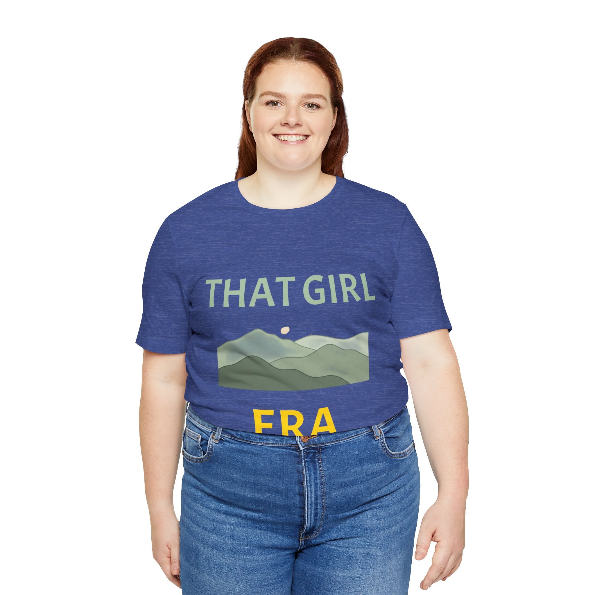 That Girl Era T-Shirt – Retro Mountain Graphic Tee for Empowered Women