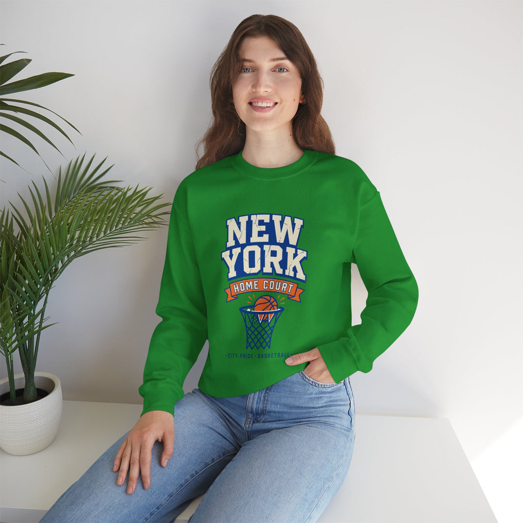 New York Home Court Sweatshirt | Vintage Basketball Pride
