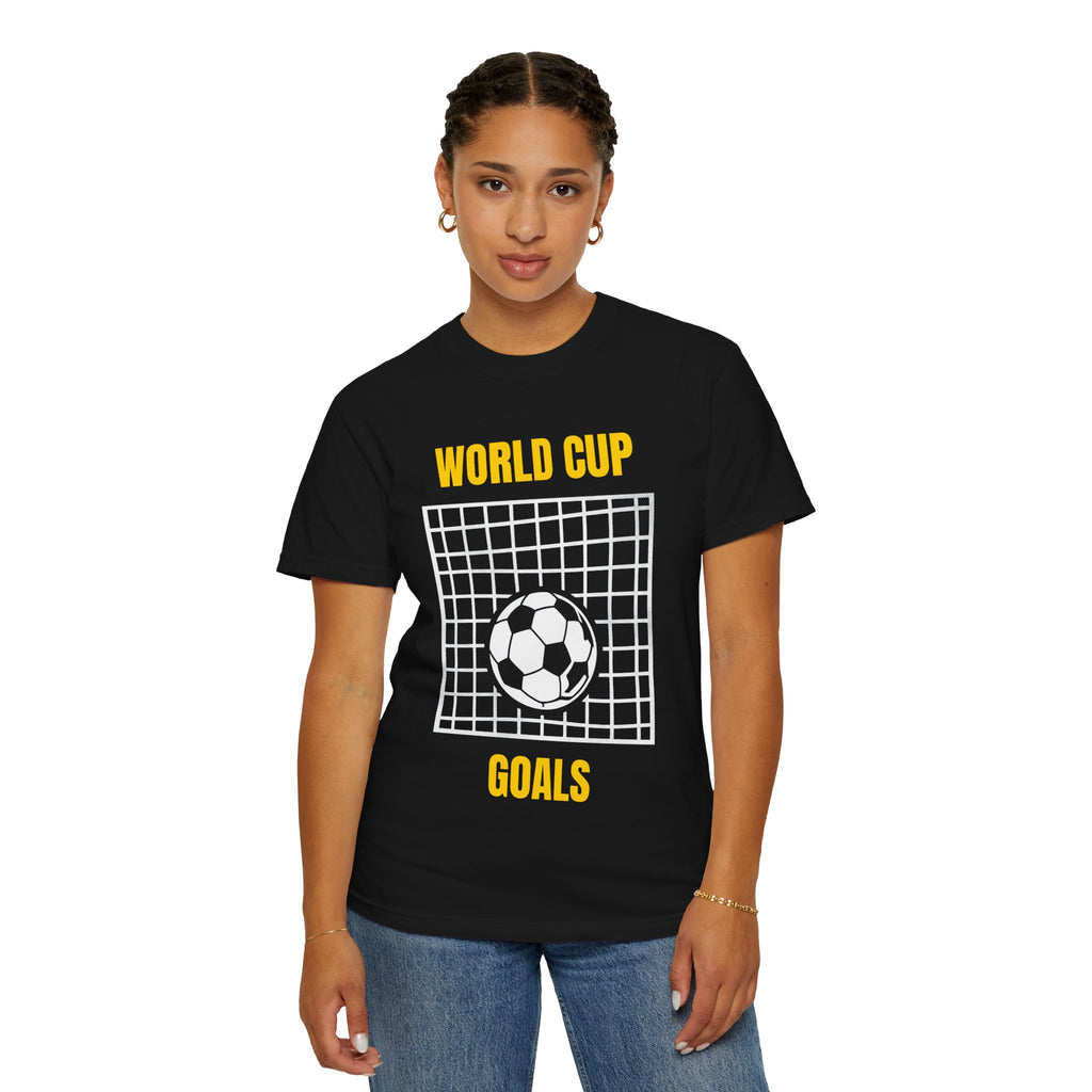 World Cup Goals T-Shirt – Soccer Goal Net & Ball Tee