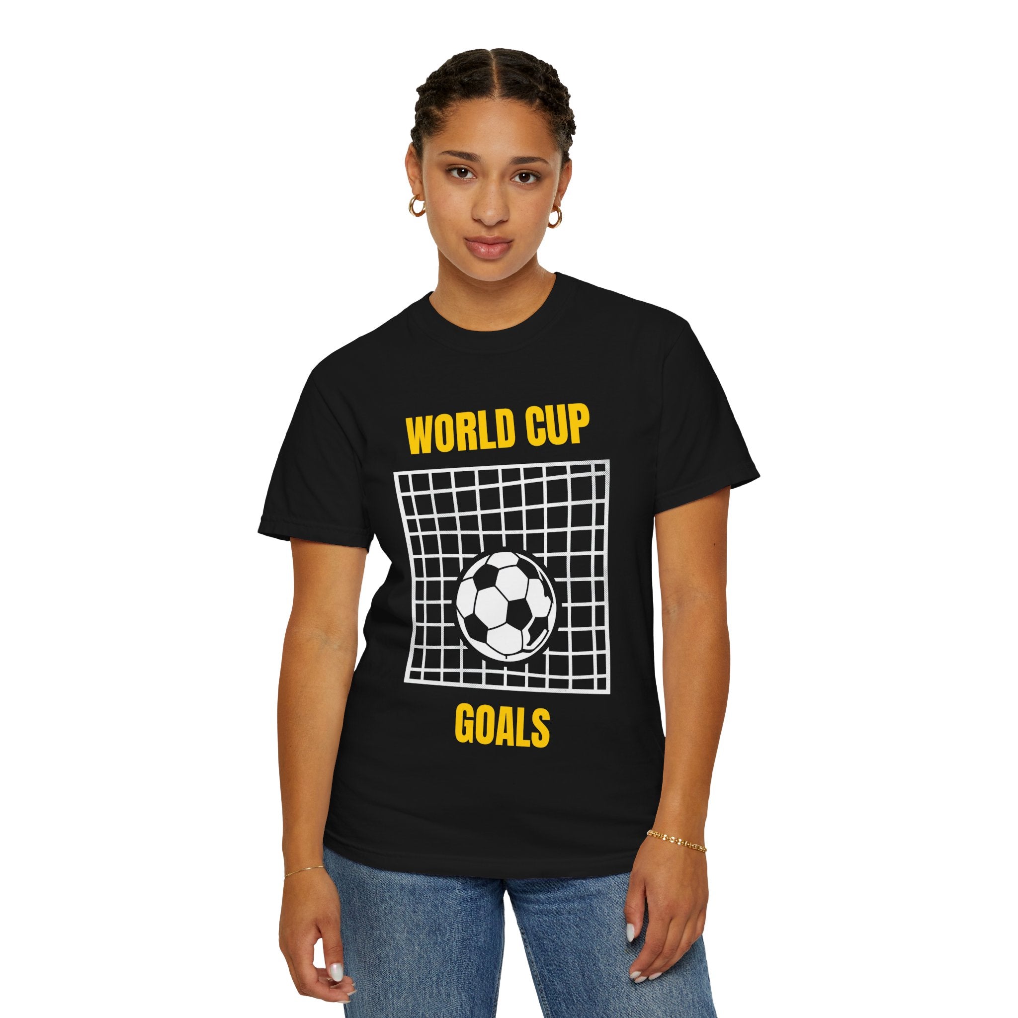 World Cup Goals T-Shirt – Soccer Goal Net & Ball Tee