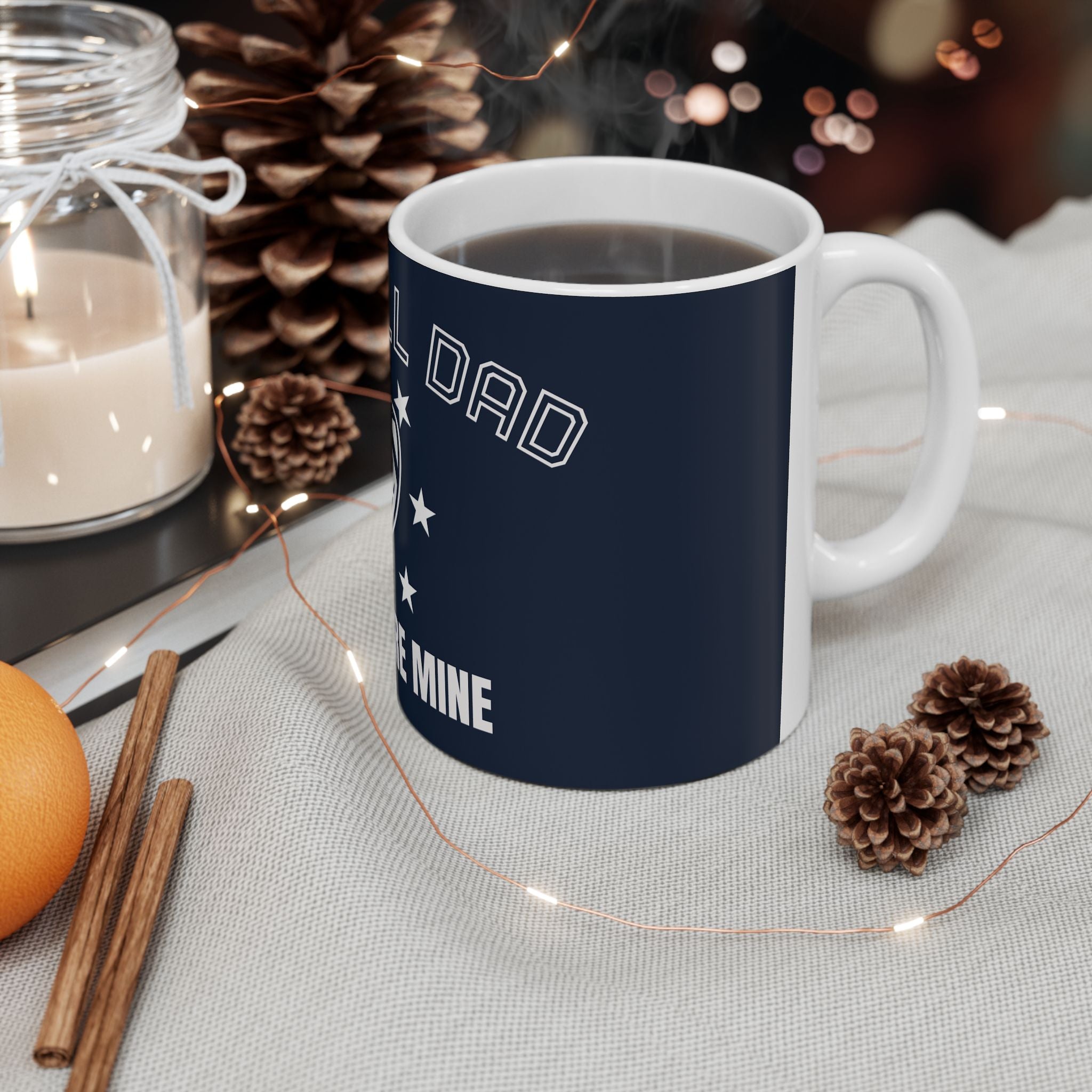 Football Dad Ceramic Mug — “Sundays Are Mine” 11oz & 15oz