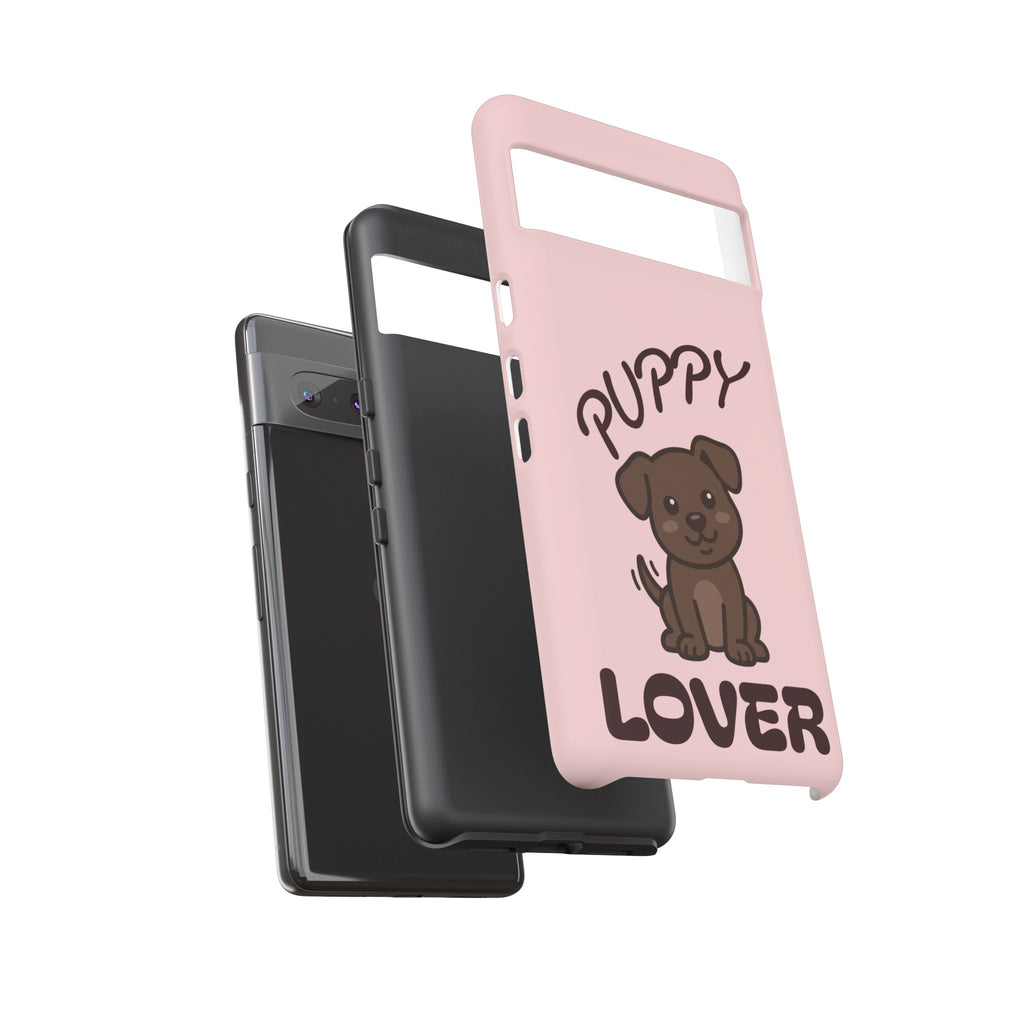 Puppy Lover Phone Case — Cute Brown Puppy Tough Phone Cover