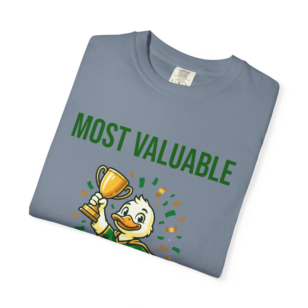 MVP Duck T‑Shirt — "Most Valuable Player" Cute Trophy Cartoon Tee