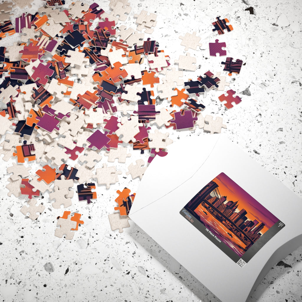 City Sunset Puzzle — Skyline Jigsaw (110/252/520/1014 pcs)