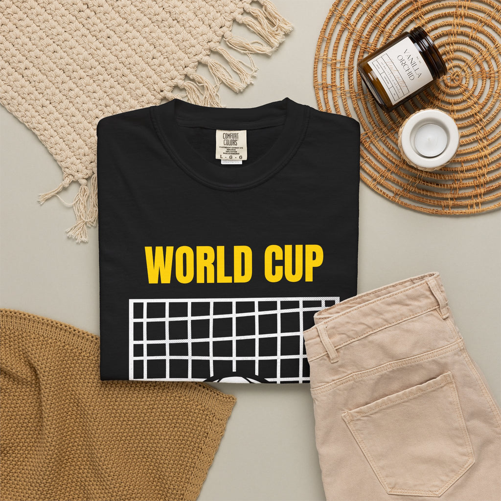 World Cup Goals T-Shirt – Soccer Goal Net & Ball Tee