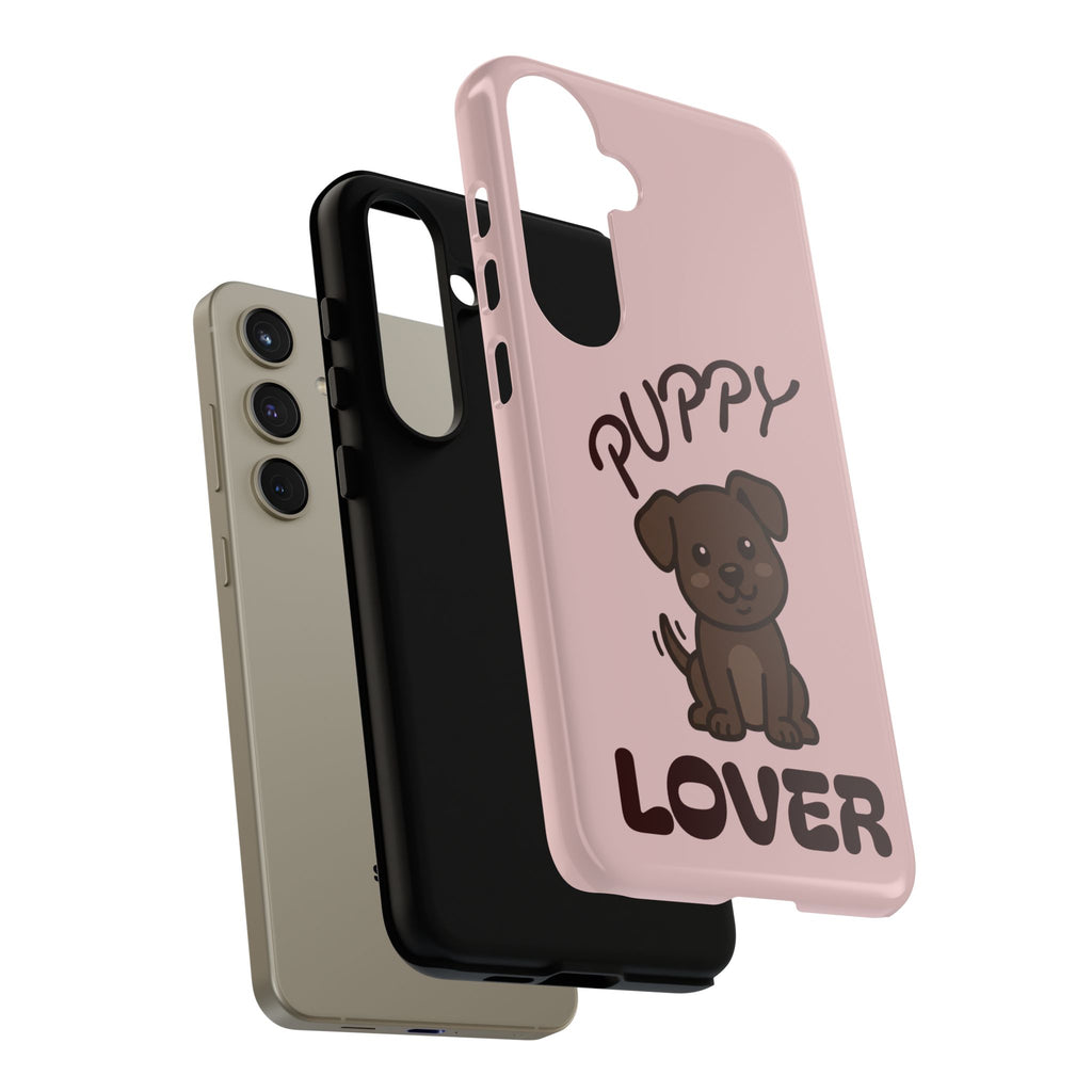 Puppy Lover Phone Case — Cute Brown Puppy Tough Phone Cover