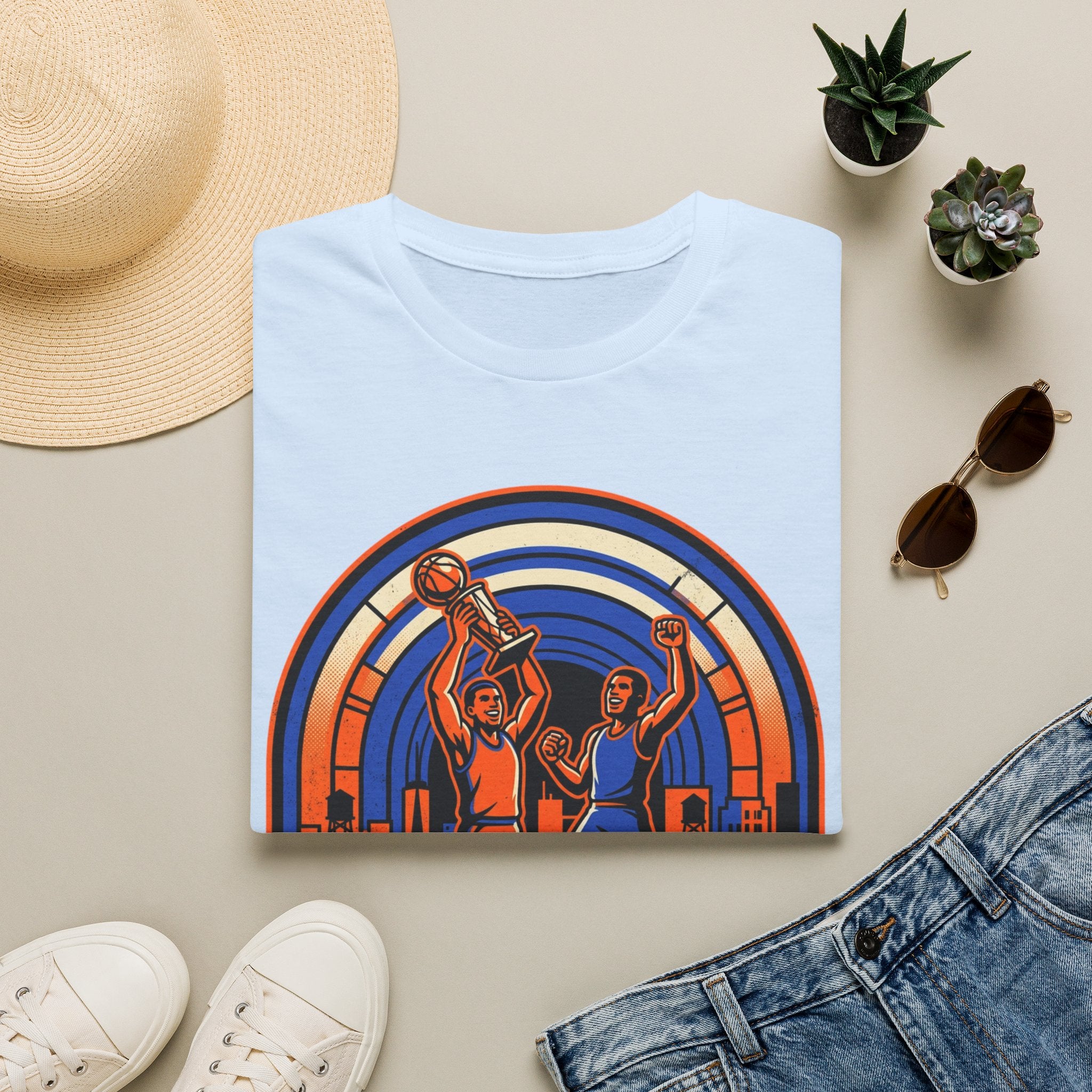 Championship City Basketball T-Shirt — Retro Winners Hoop Tee