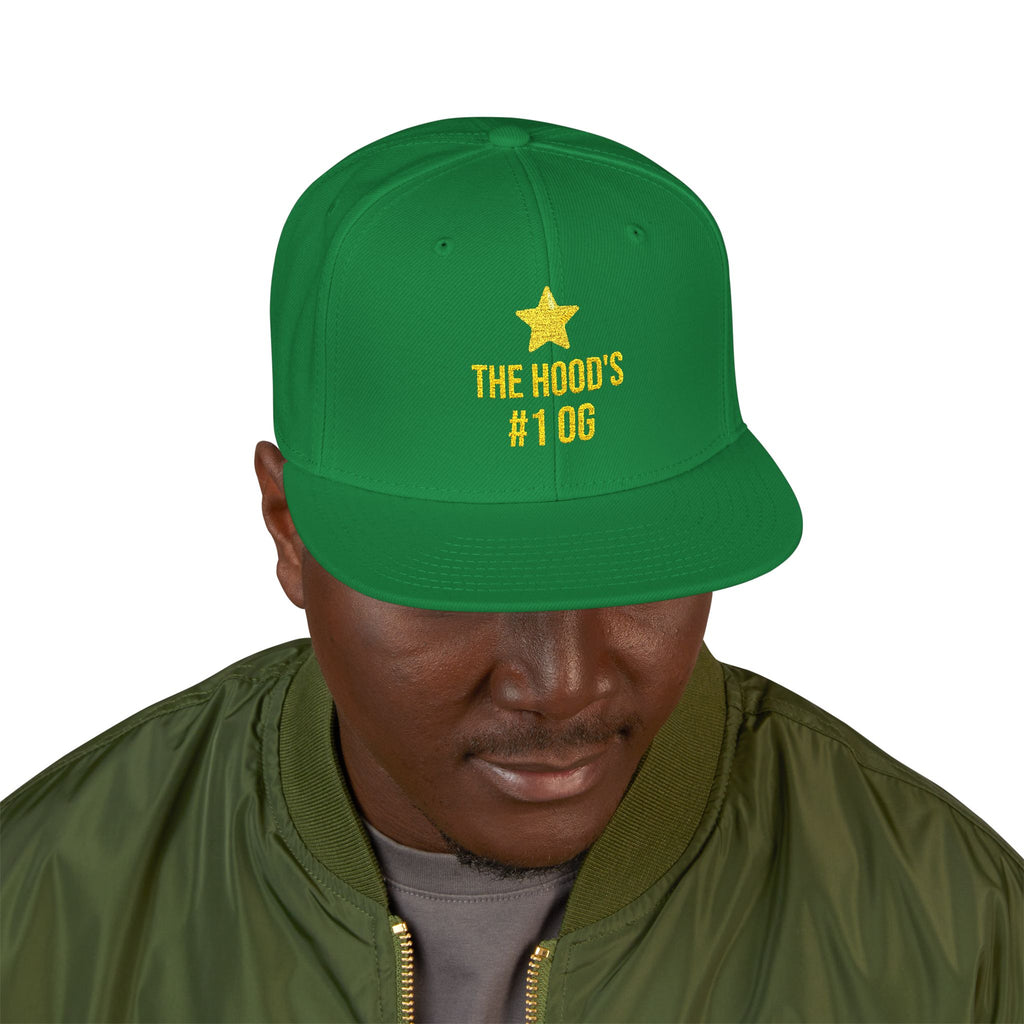Hood's #1 OG Embroidered Snapback Hat — Street Style Cap