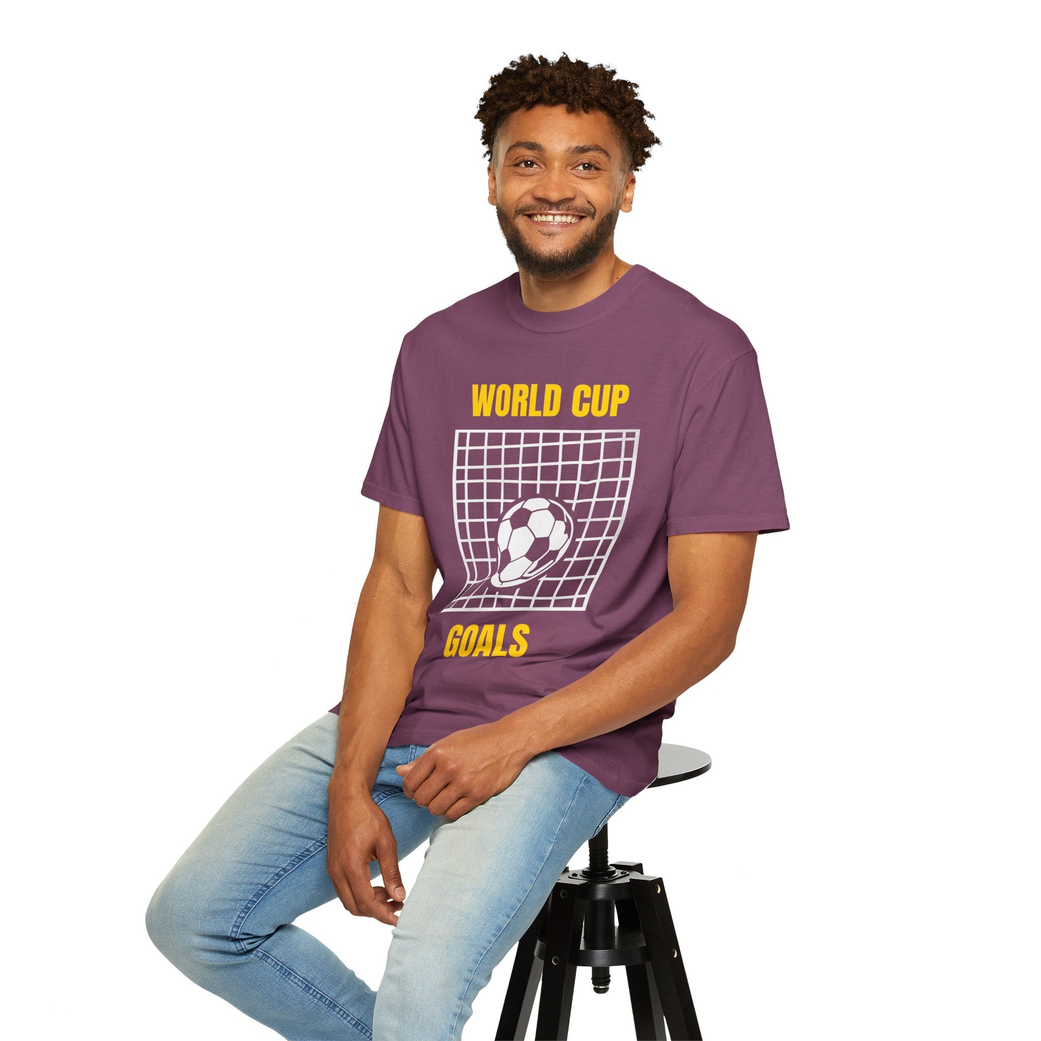 World Cup Goals T-Shirt – Soccer Goal Net & Ball Tee