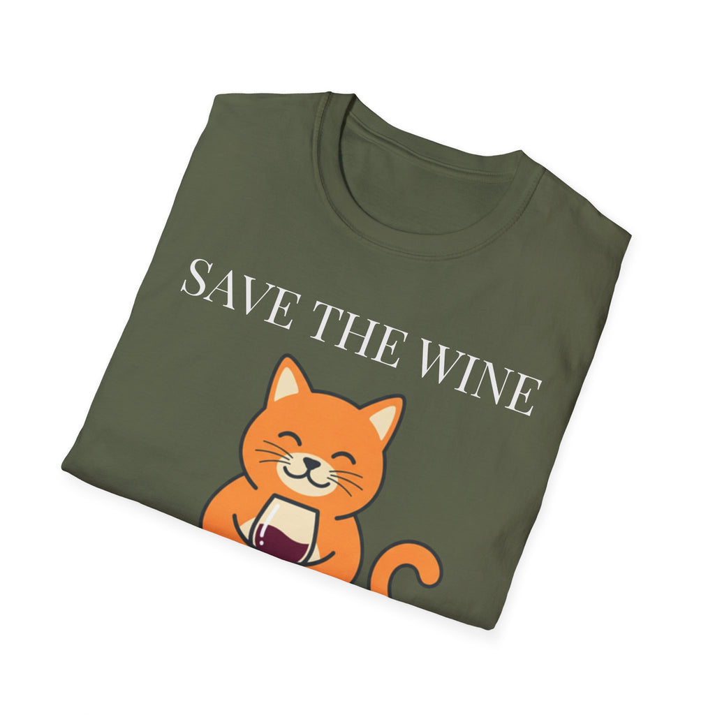 Cat Mom Wine Shirt — Funny Cat Lady Tee, Gift for Her