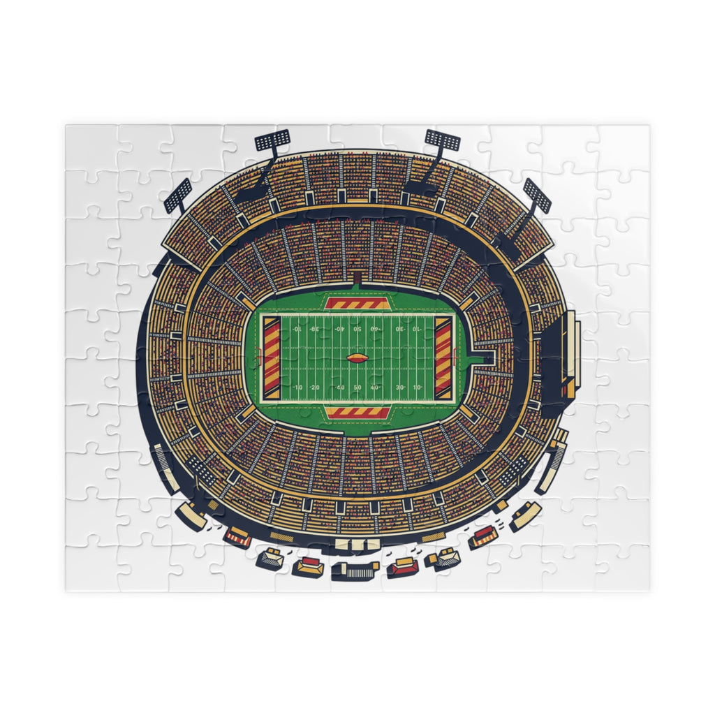 Stadium Aerial View Jigsaw Puzzle — Football Field Puzzle (110 or 520 pcs)