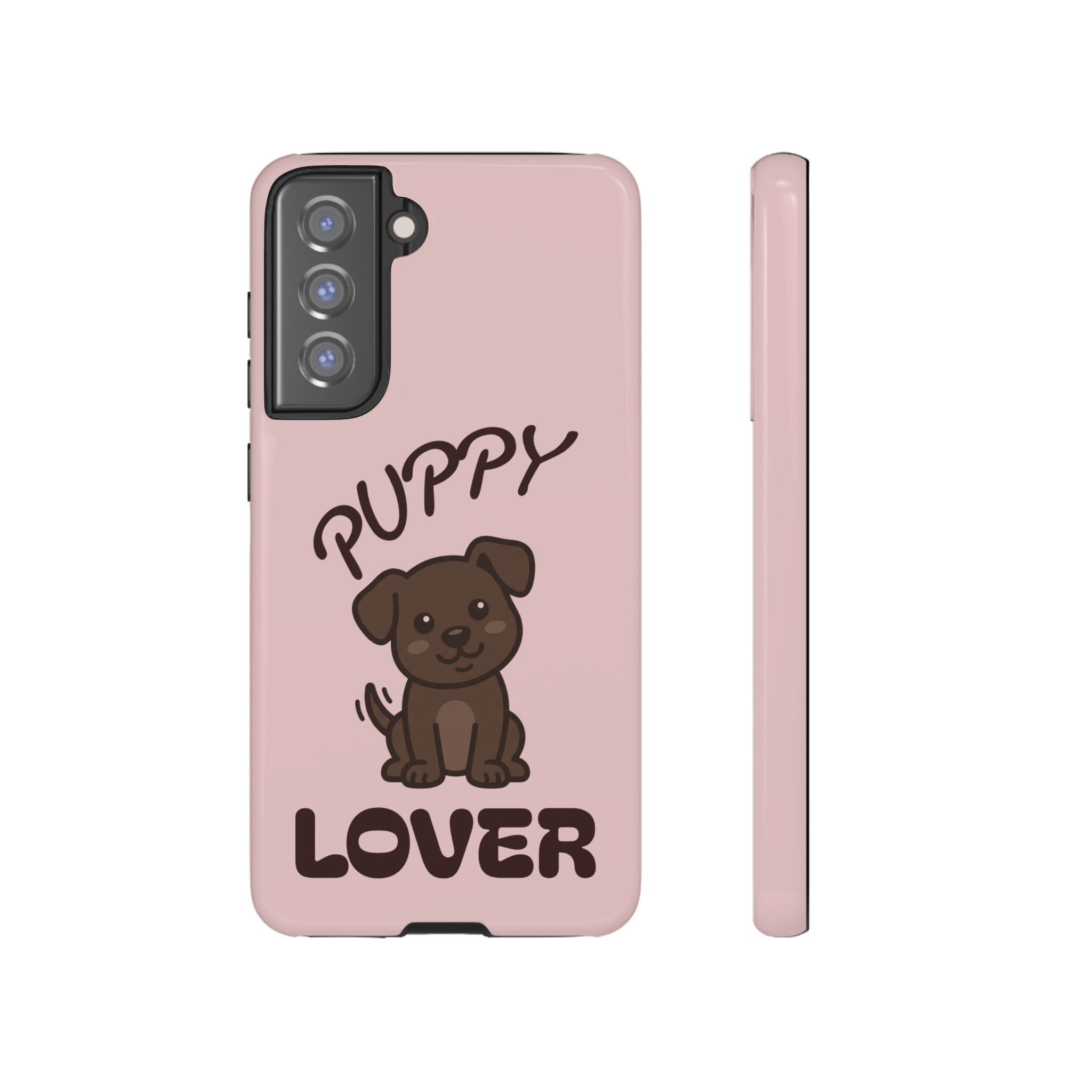 Puppy Lover Phone Case — Cute Brown Puppy Tough Phone Cover