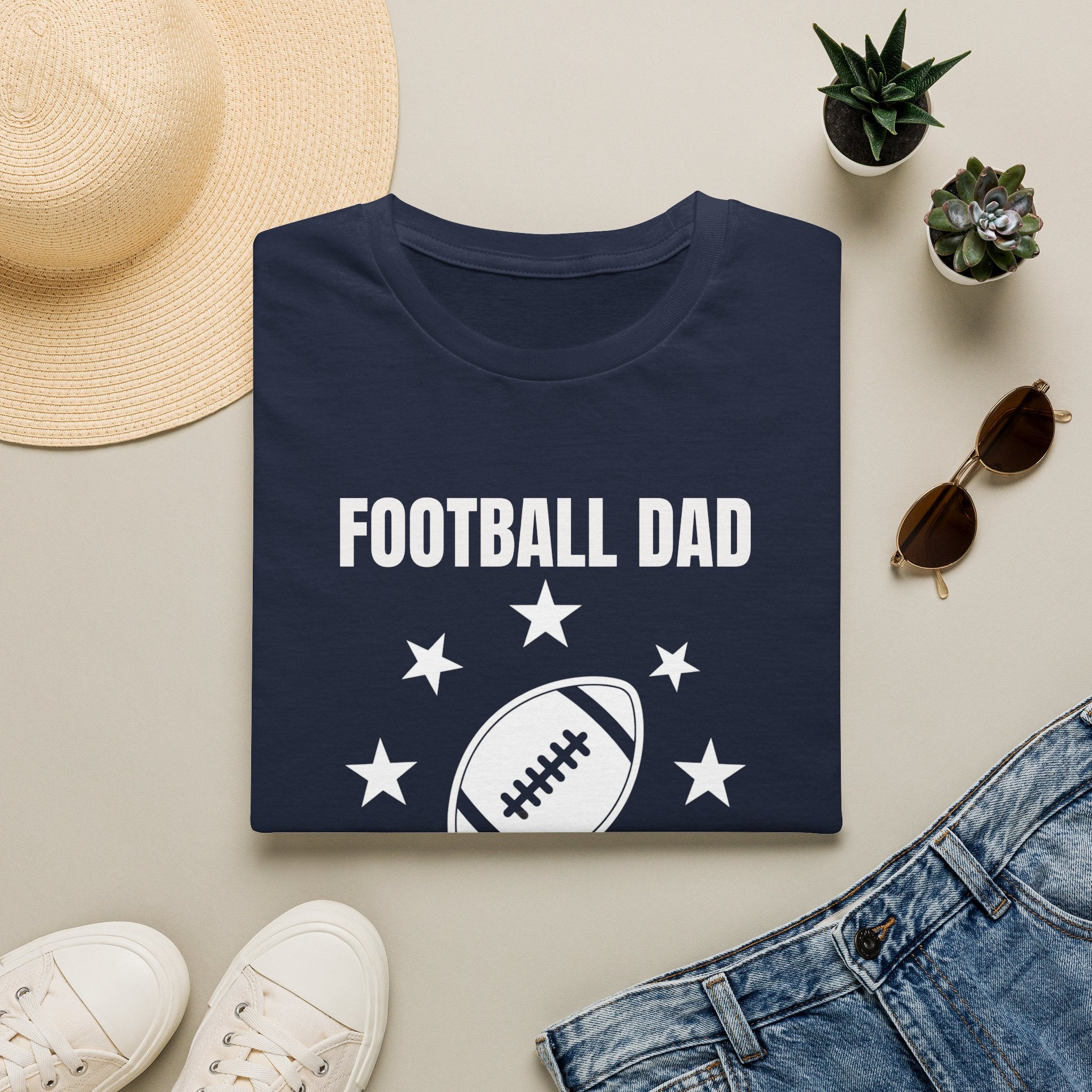 Football Dad T-Shirt — Funny Father's Day Football Fan Gift Tee