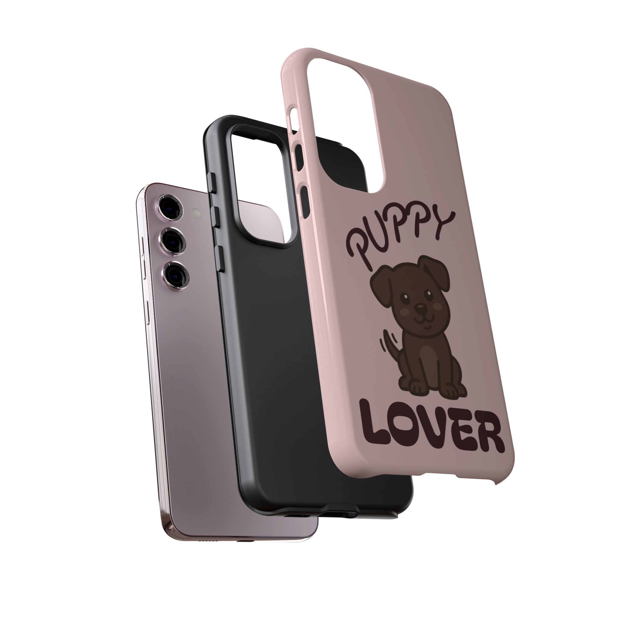 Puppy Lover Phone Case — Cute Brown Puppy Tough Phone Cover