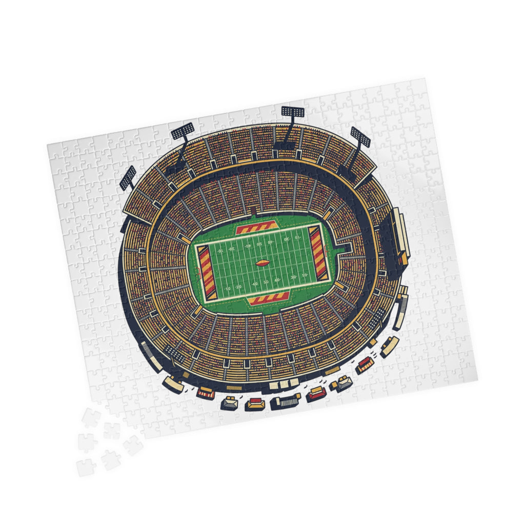Stadium Aerial View Jigsaw Puzzle — Football Field Puzzle (110 or 520 pcs)