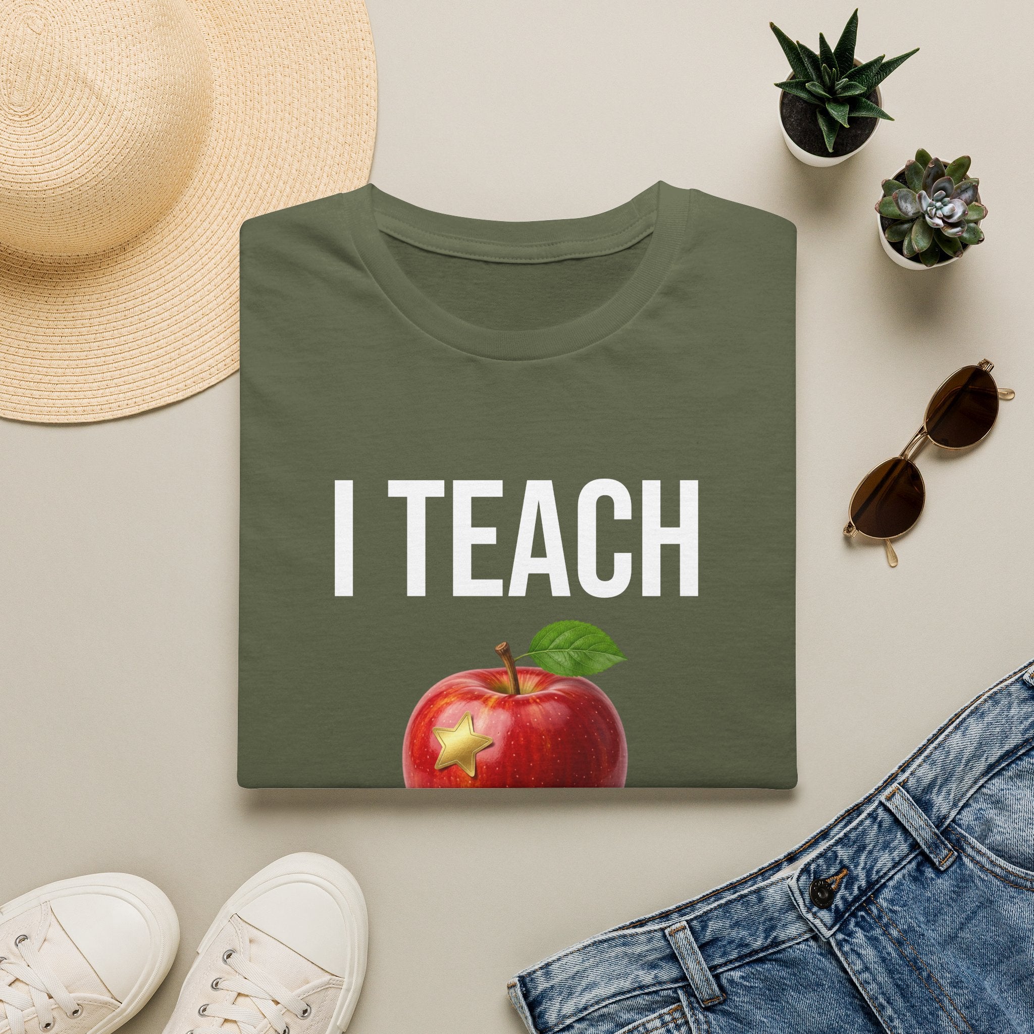 I Teach What's Your Superpower T-Shirt — Funny Teacher Gift Back To School Tee