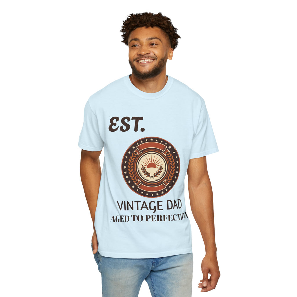 Vintage Dad Est. Year T-Shirt — Retro Father's Day Gift Aged To Perfection Tee
