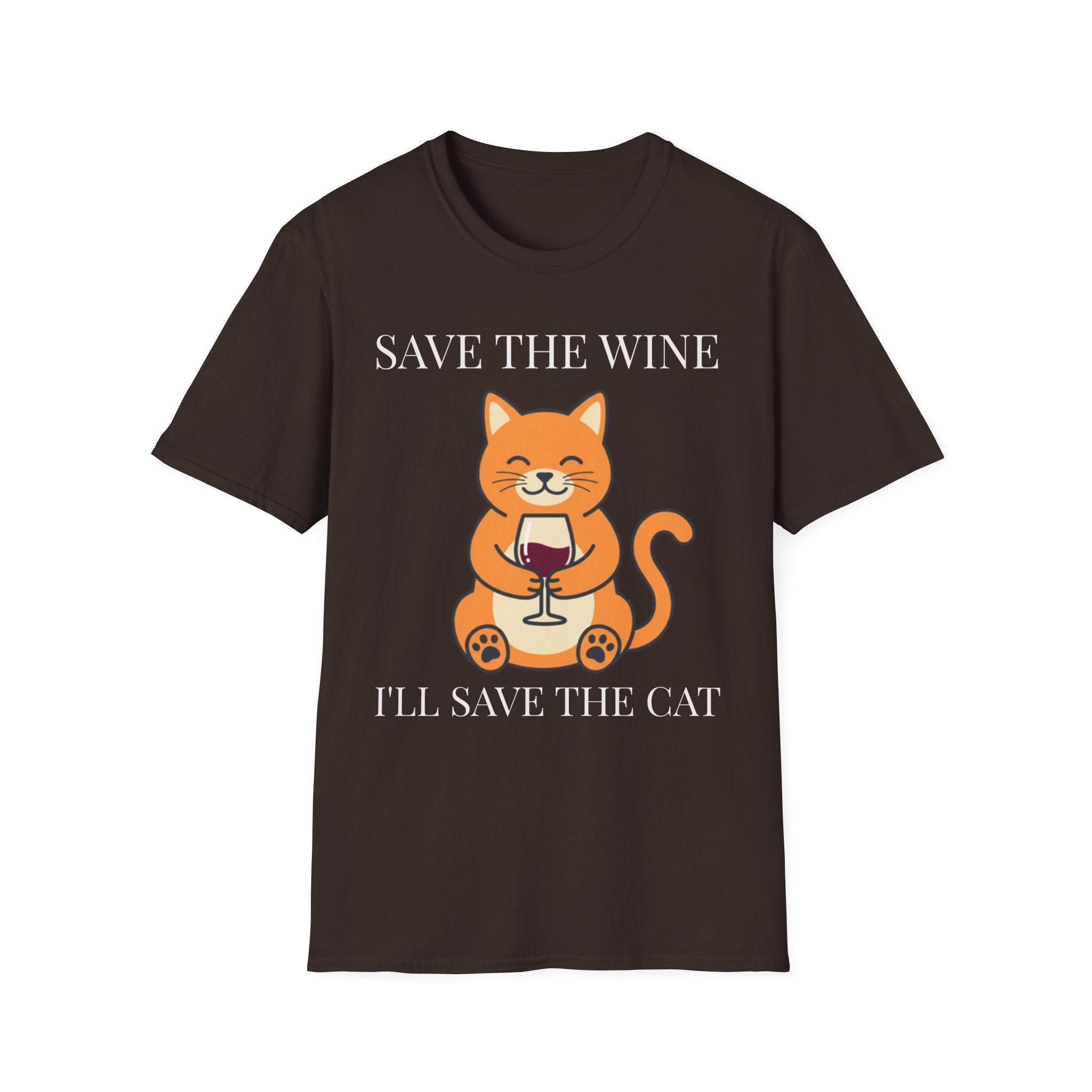 Cat Mom Wine Shirt — Funny Cat Lady Tee, Gift for Her