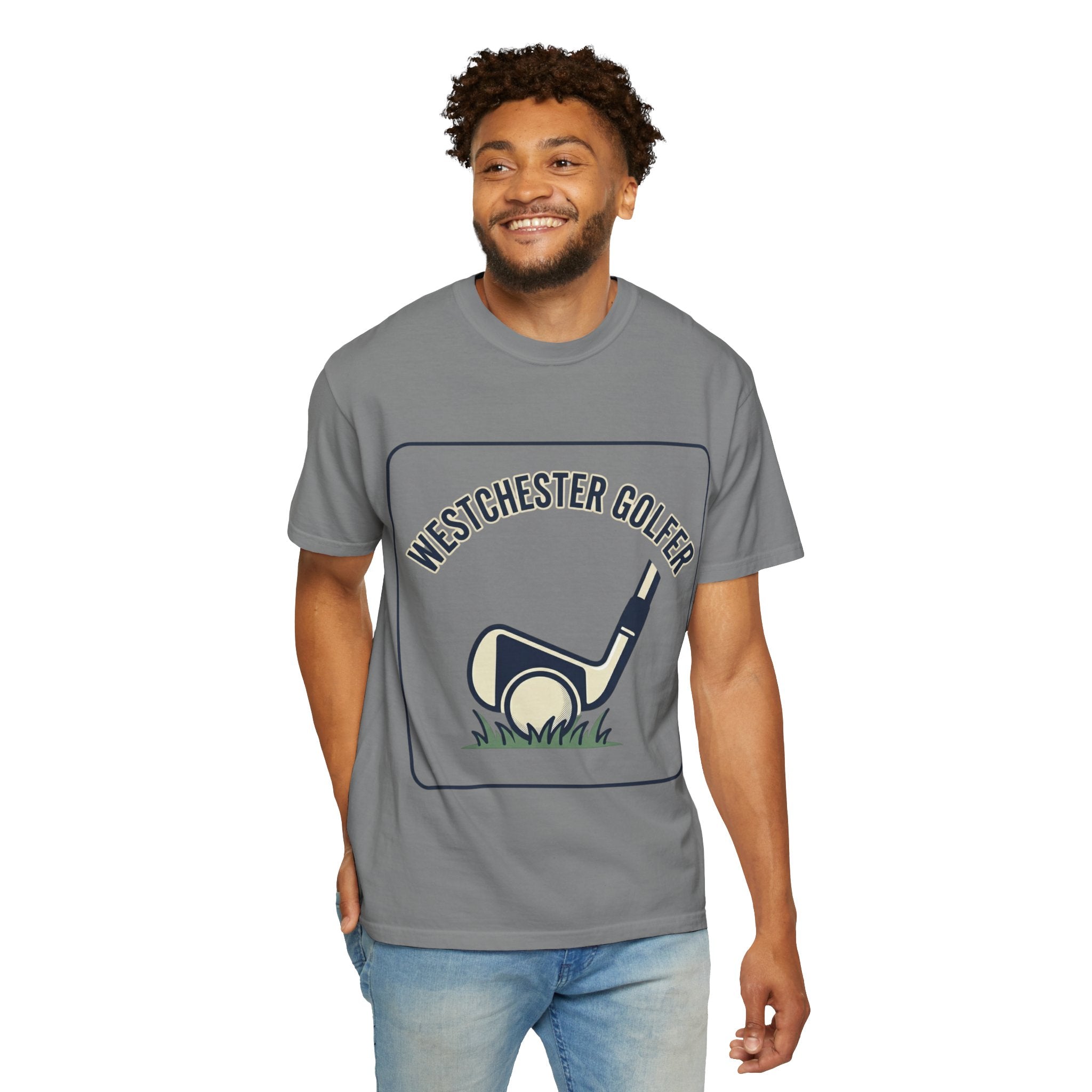 Westchester Golfer T-Shirt — Retro Golf Club & Tee Graphic