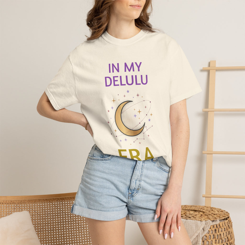 In My Delulu Era T-Shirt — Moon & Stars Graphic Tee