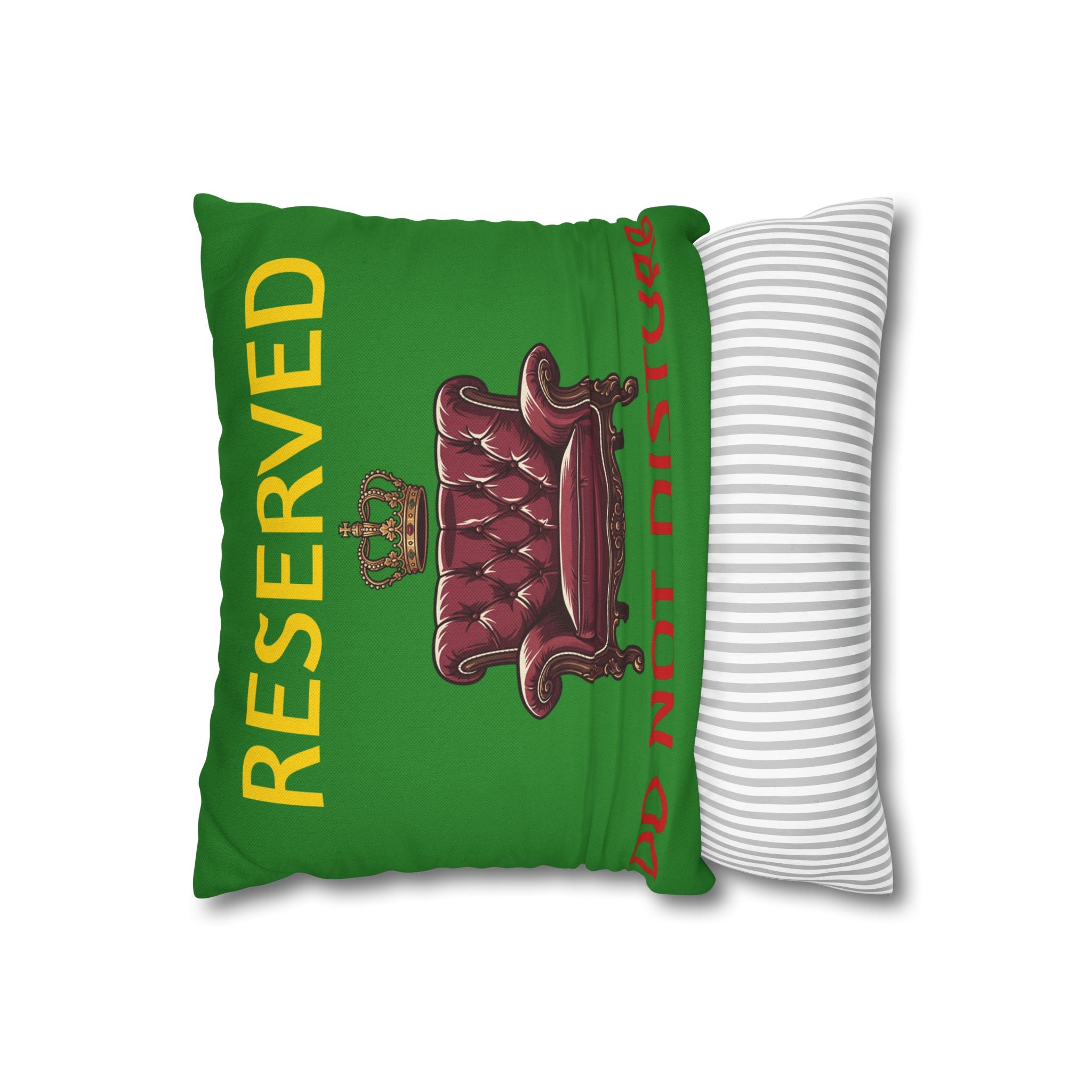 Reserved Dad's Spot Pillowcase — 'Dad's Spot' Decorative Throw Pillowcase