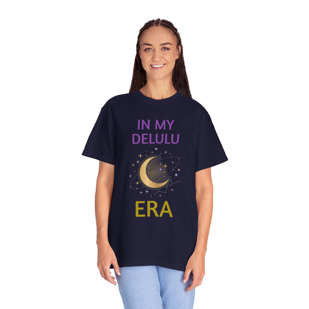 In My Delulu Era T-Shirt — Moon & Stars Graphic Tee