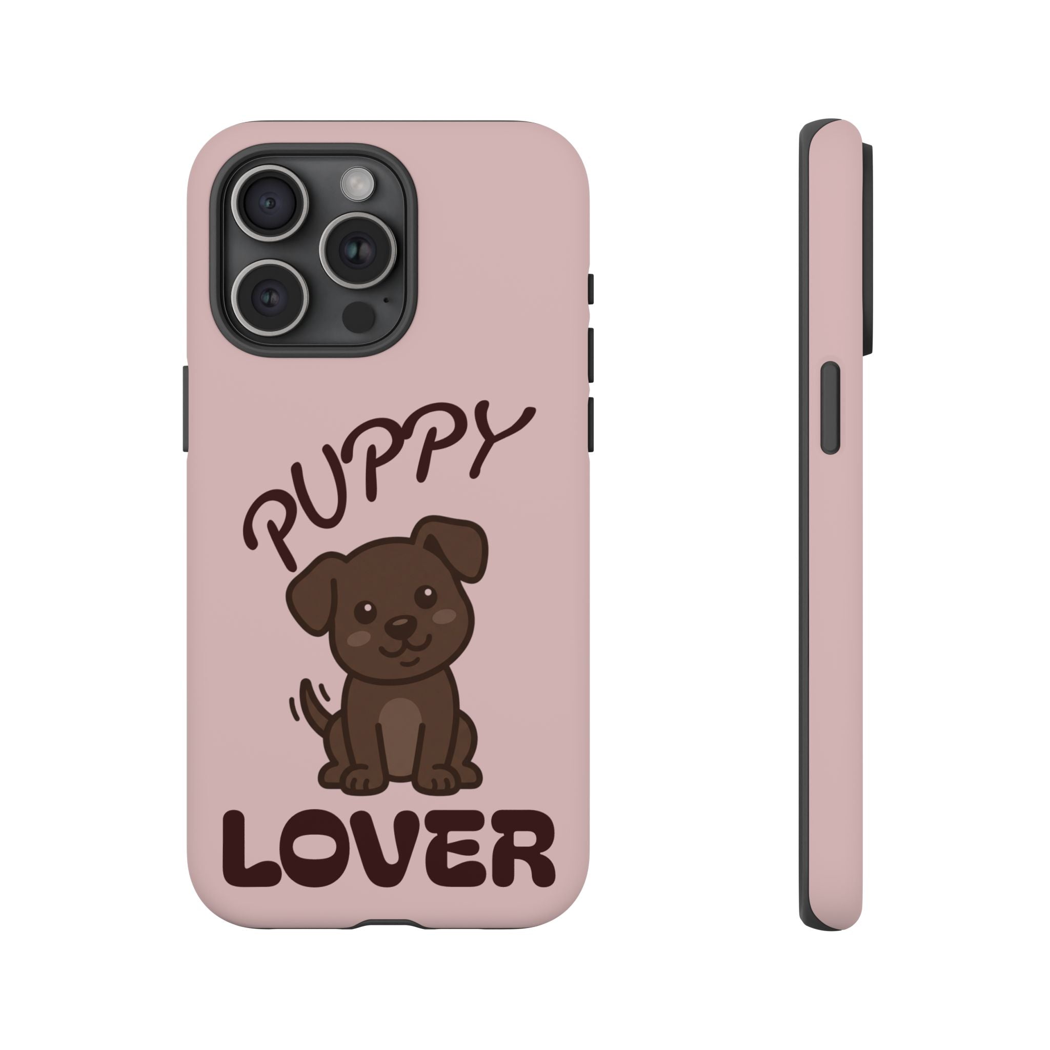 Puppy Lover Phone Case — Cute Brown Puppy Tough Phone Cover