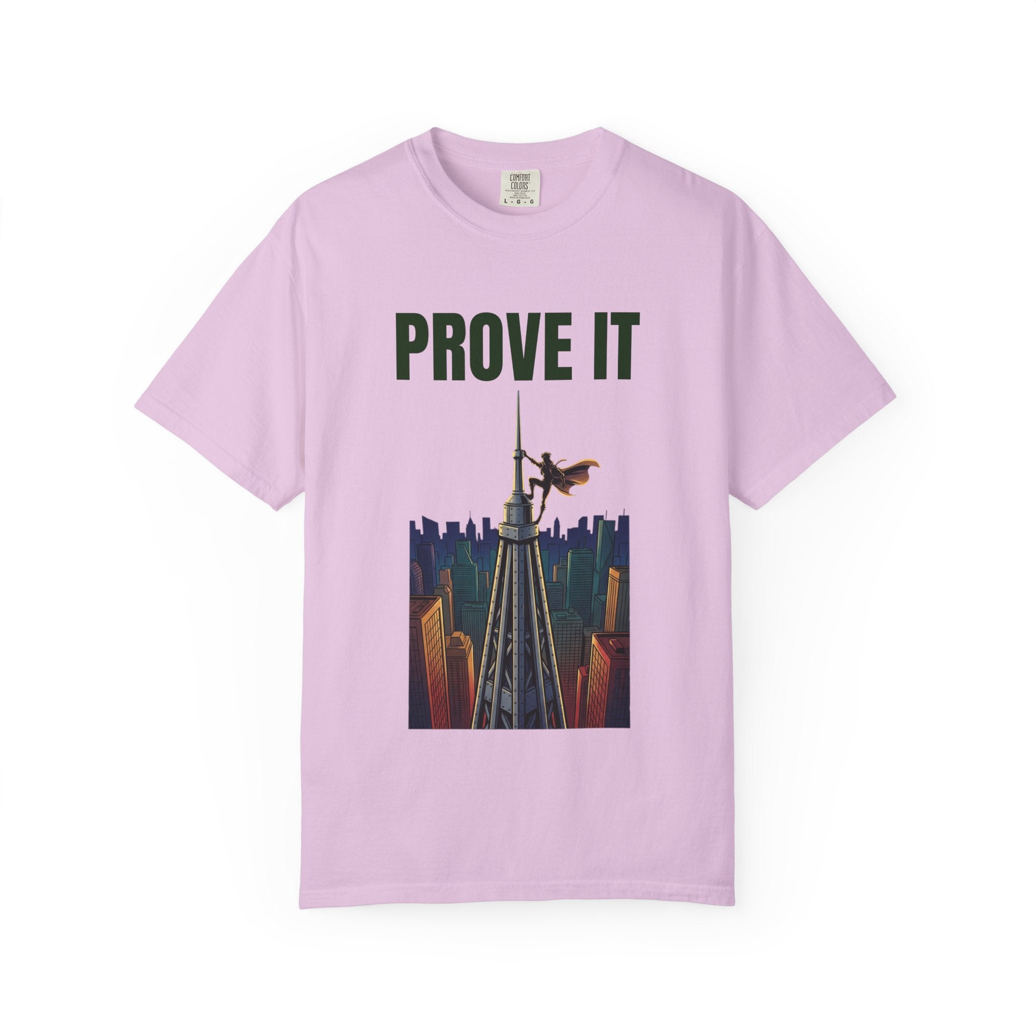 Prove It T‑Shirt — Parkour Rooftop Silhouette Graphic Tee
