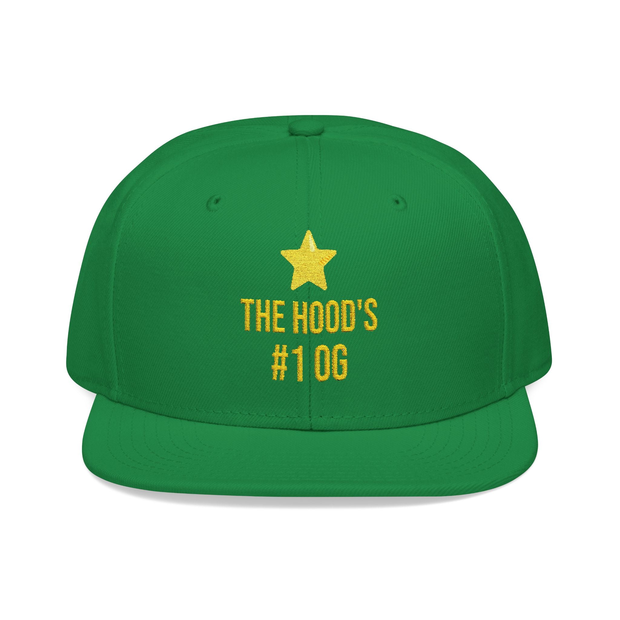 Hood's #1 OG Embroidered Snapback Hat — Street Style Cap