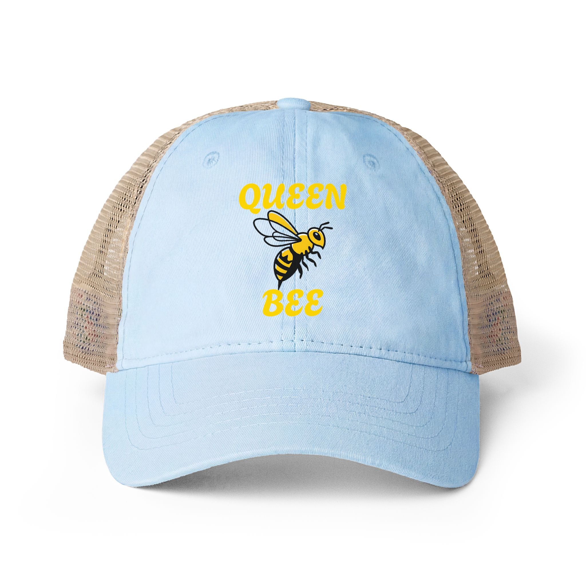 Queen Bee Energy Women's Washed Mesh-Back Cap
