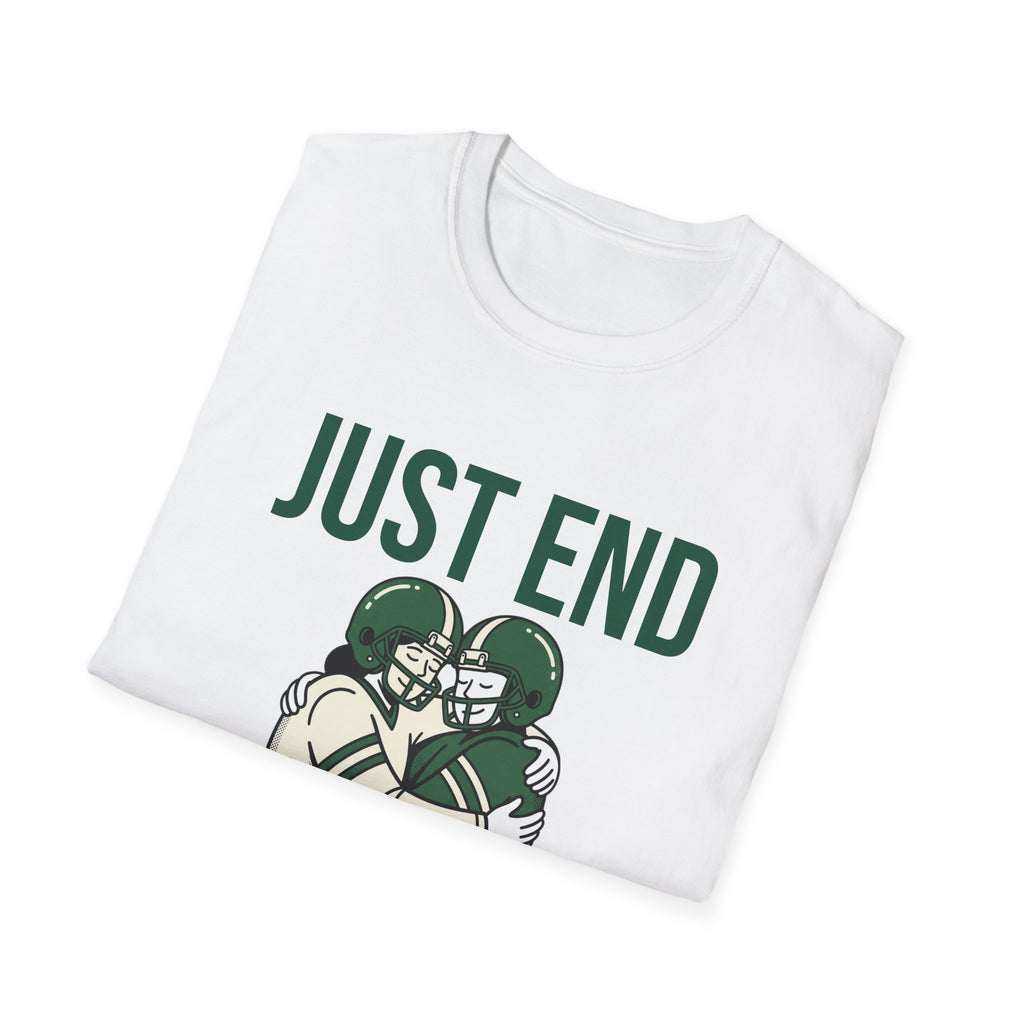 Just End The Suffering T-Shirt — Funny Football Fan Dark Humor Tee