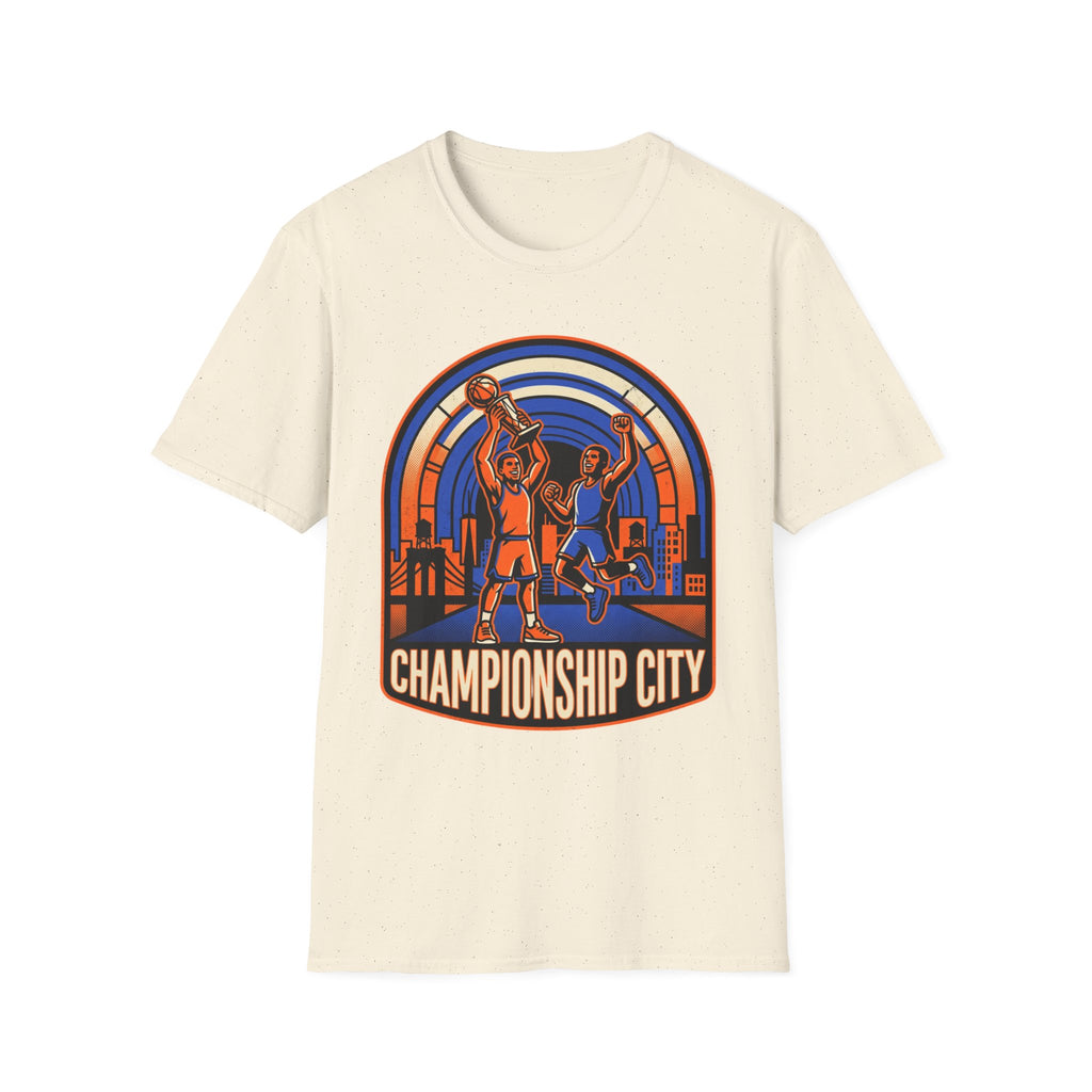 Championship City Basketball T-Shirt — Retro Winners Hoop Tee