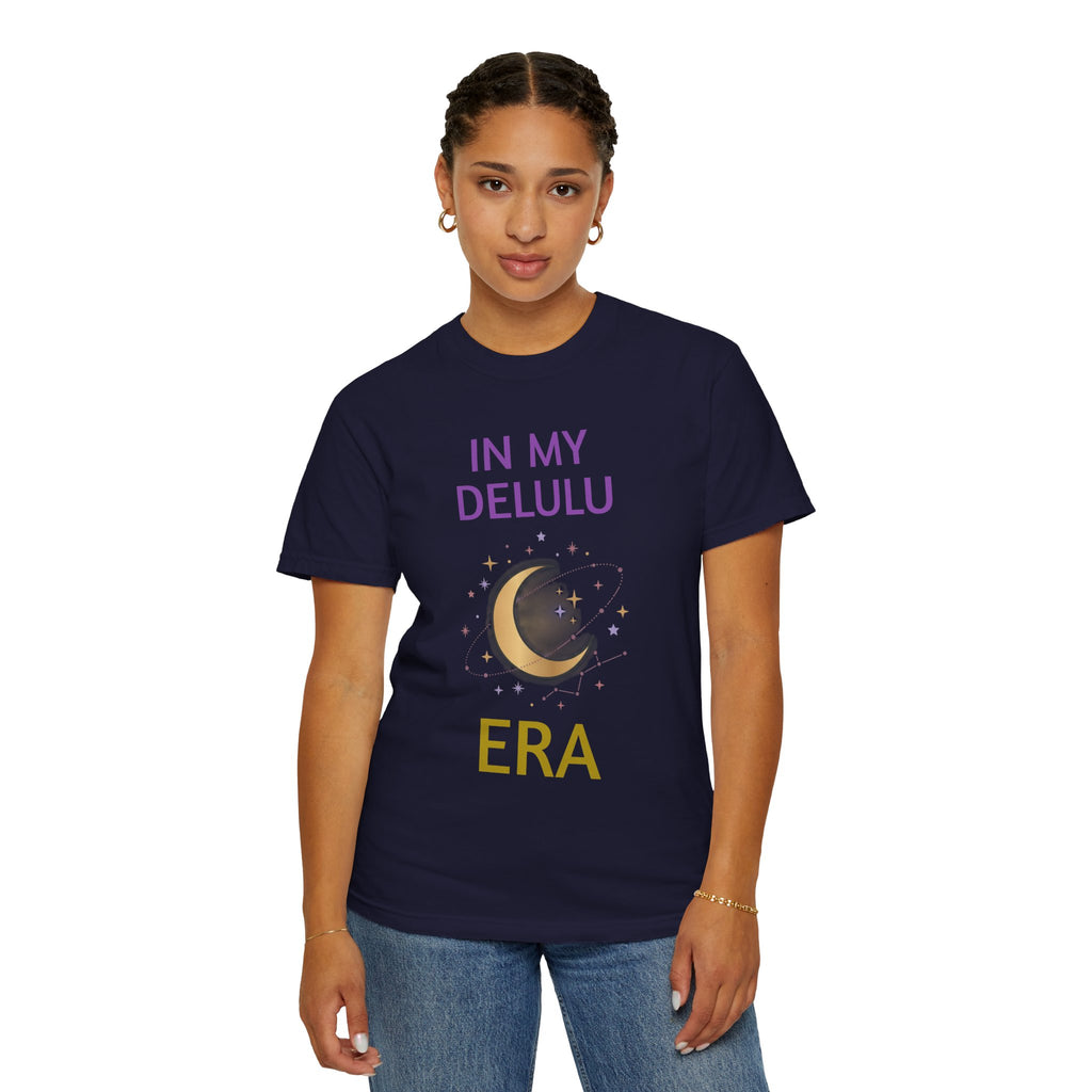 In My Delulu Era T-Shirt — Moon & Stars Graphic Tee