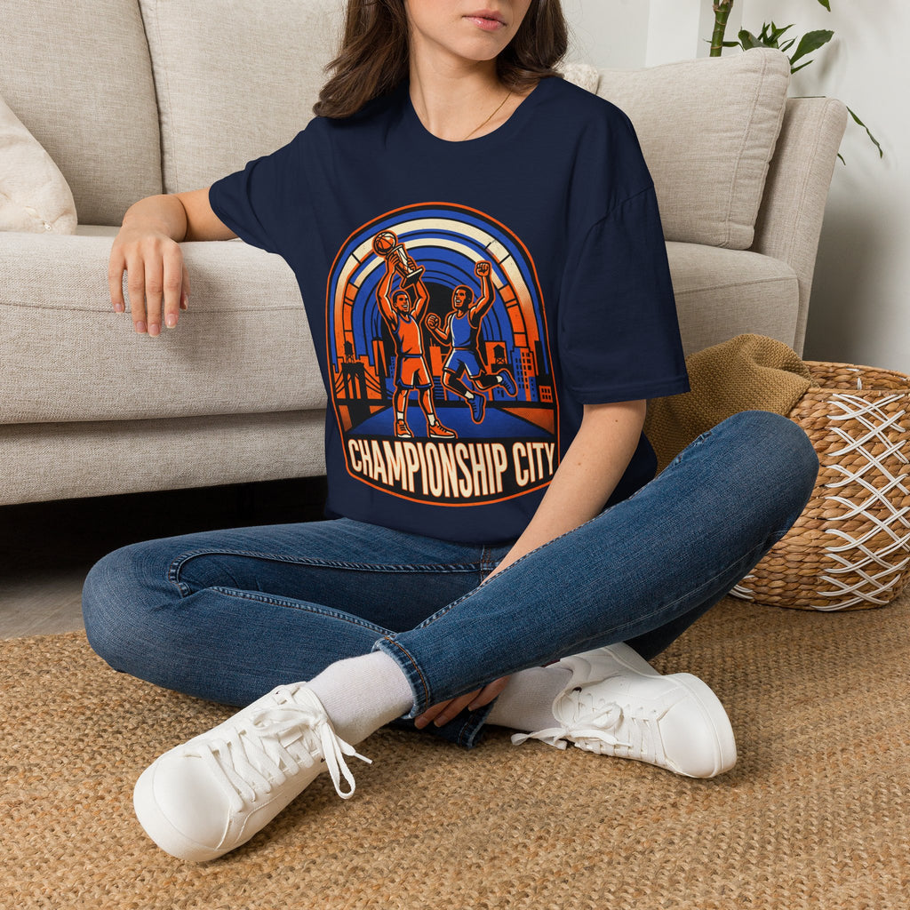 Championship City Basketball T-Shirt — Retro Winners Hoop Tee