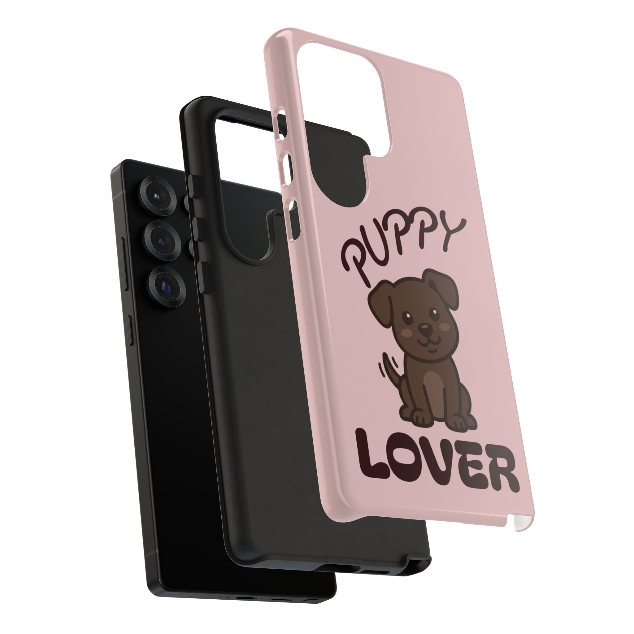 Puppy Lover Phone Case — Cute Brown Puppy Tough Phone Cover