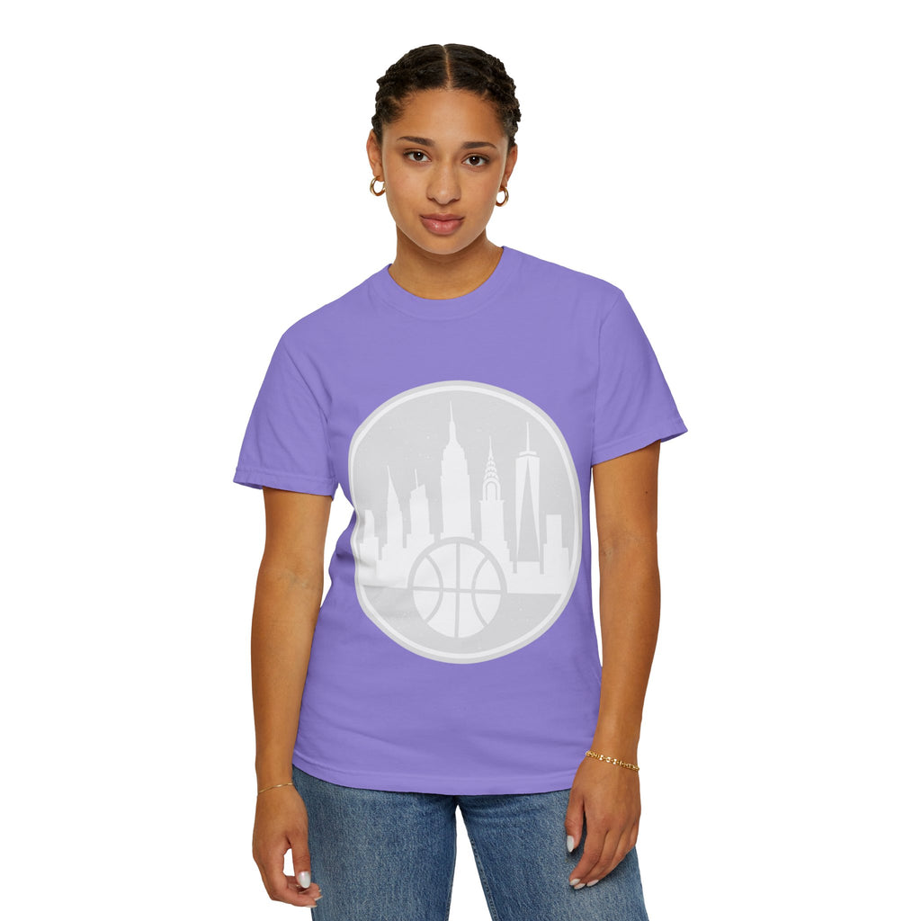 City Skyline Basketball T-Shirt — Urban Basketball Graphic Tee