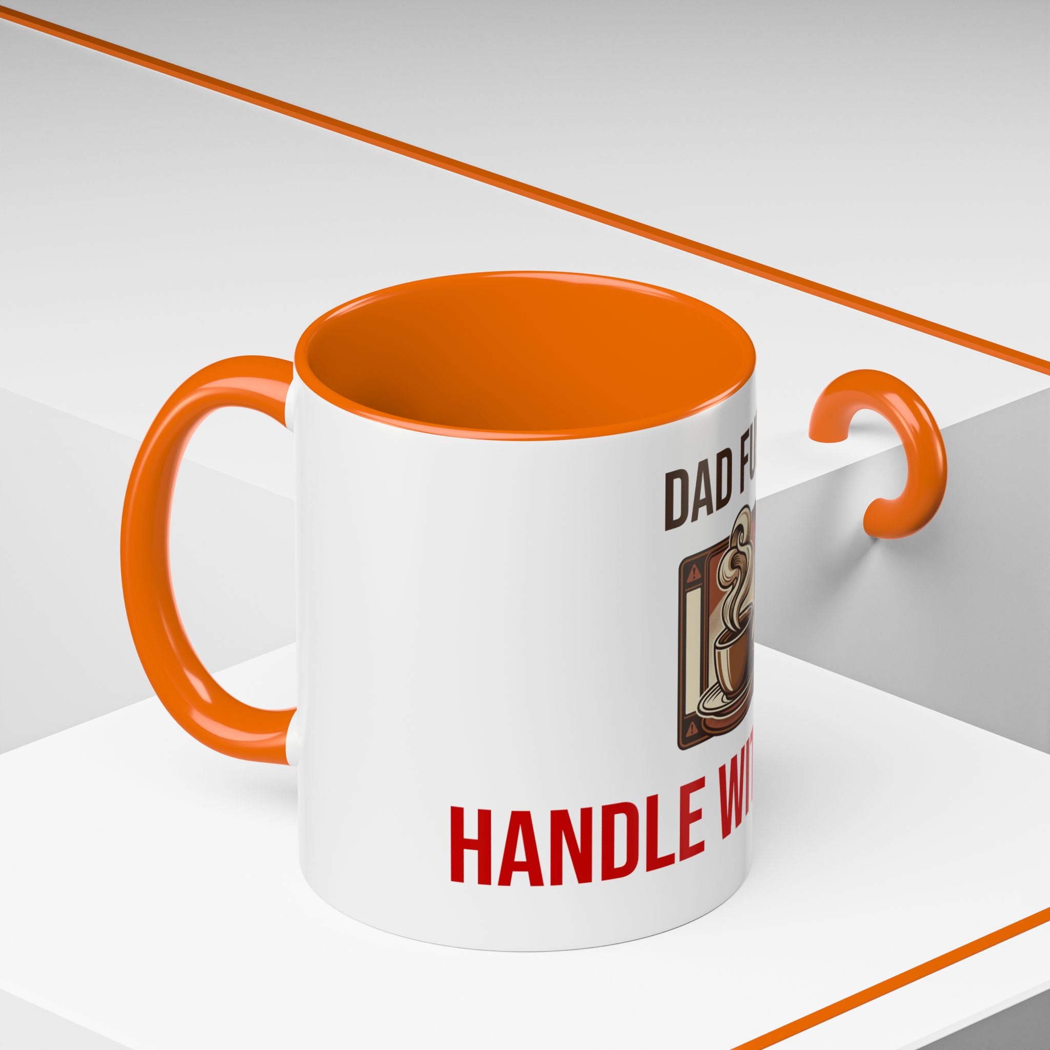 Dad Fuel Coffee Mug — Funny Father's Day Gift Mug Handle With Care 11oz or 15oz