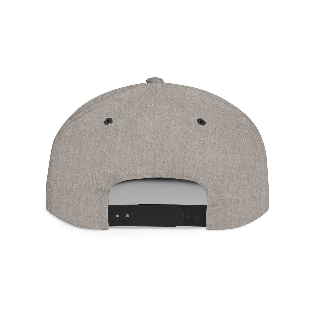 Snapback Hat — "On The Grind" Vintage Tool Crest Flat Bill Cap