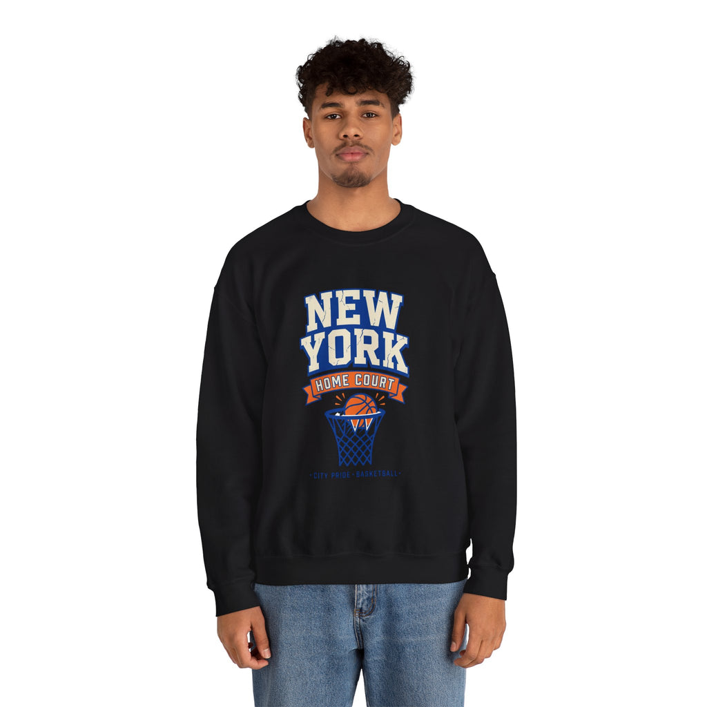 New York Home Court Sweatshirt | Vintage Basketball Pride