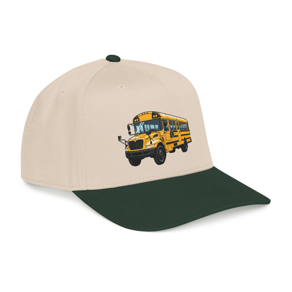 Mid Profile Baseball Cap - School Bus Driver. Keeping kids safe.