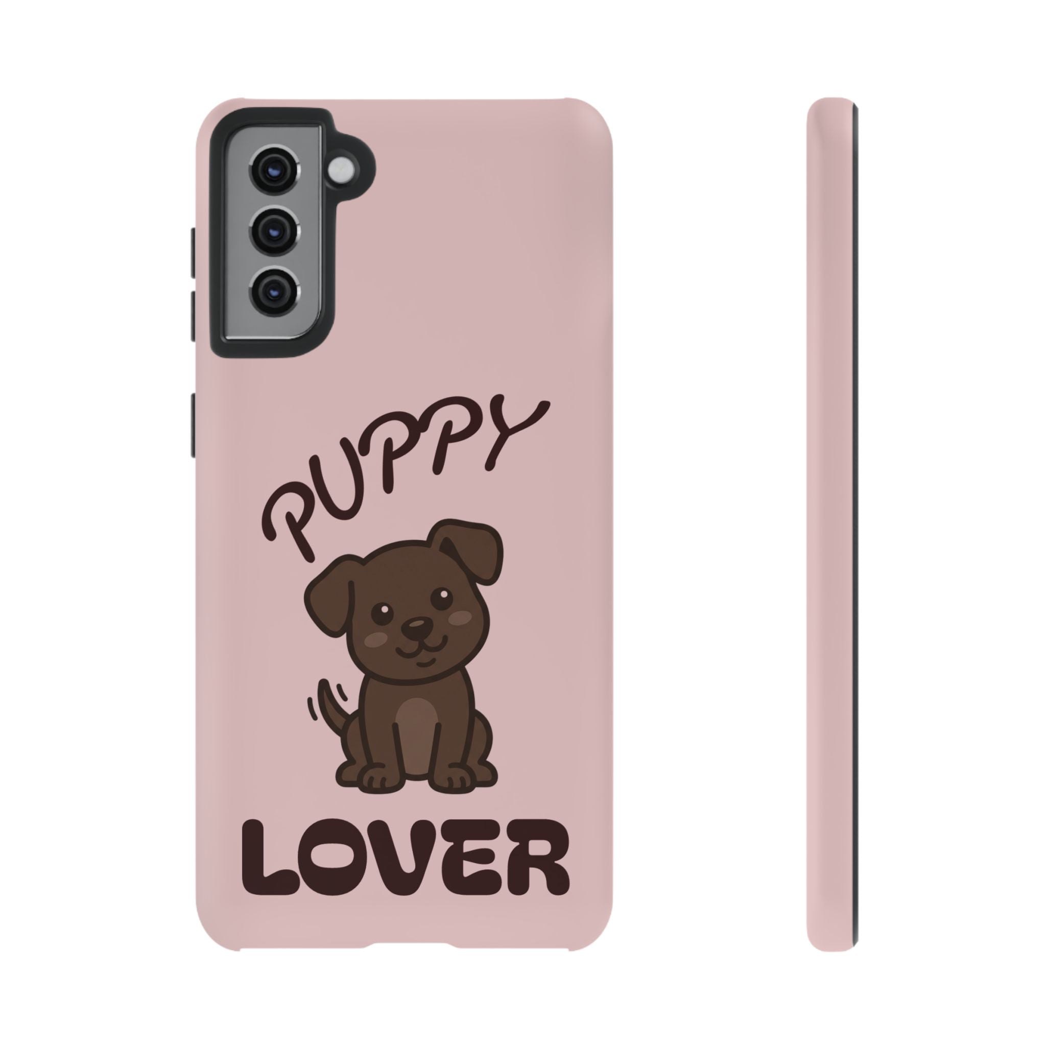 Puppy Lover Phone Case — Cute Brown Puppy Tough Phone Cover